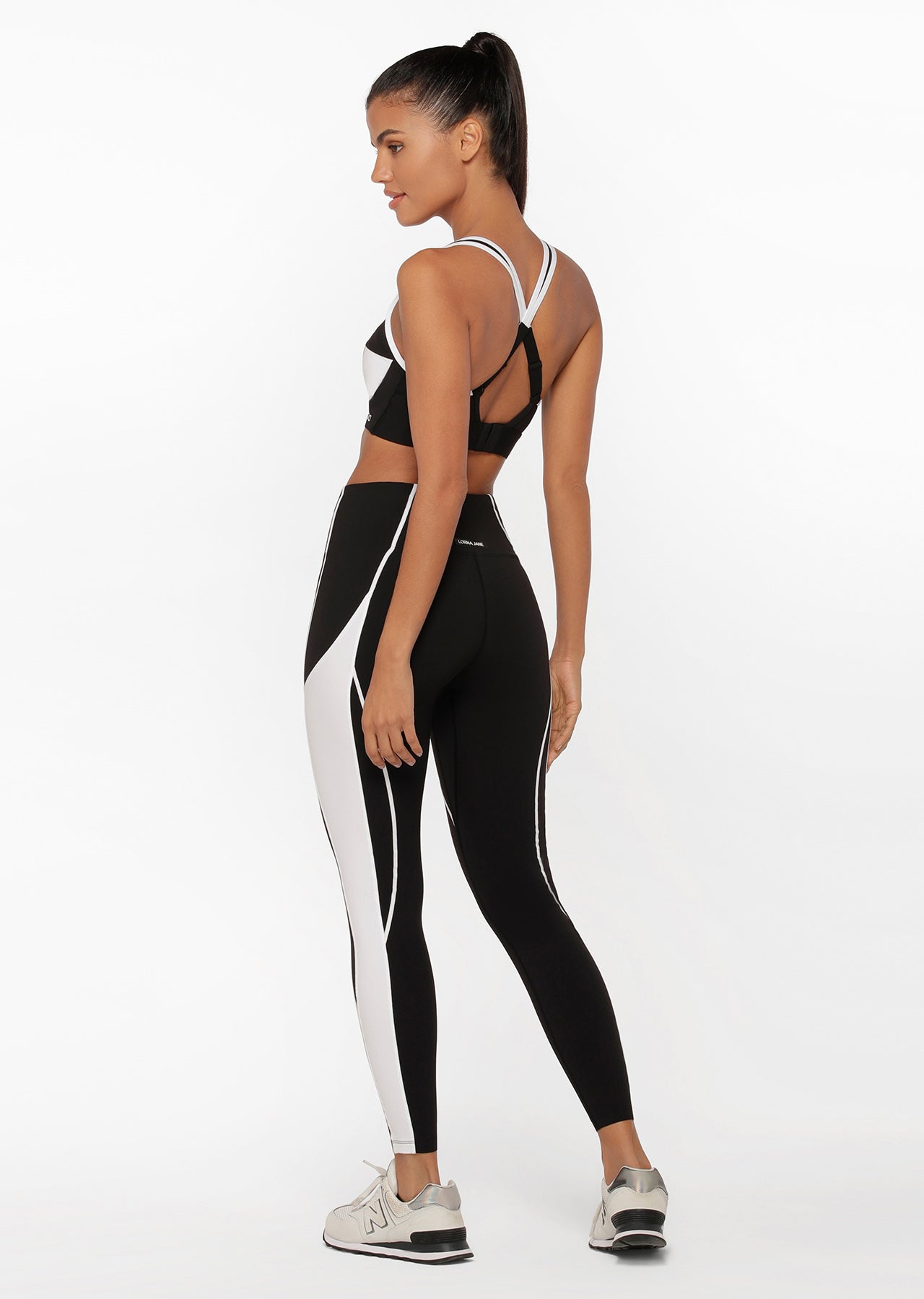 Lorna Jane Monochromatic No Ride Full Length Leggings - Black