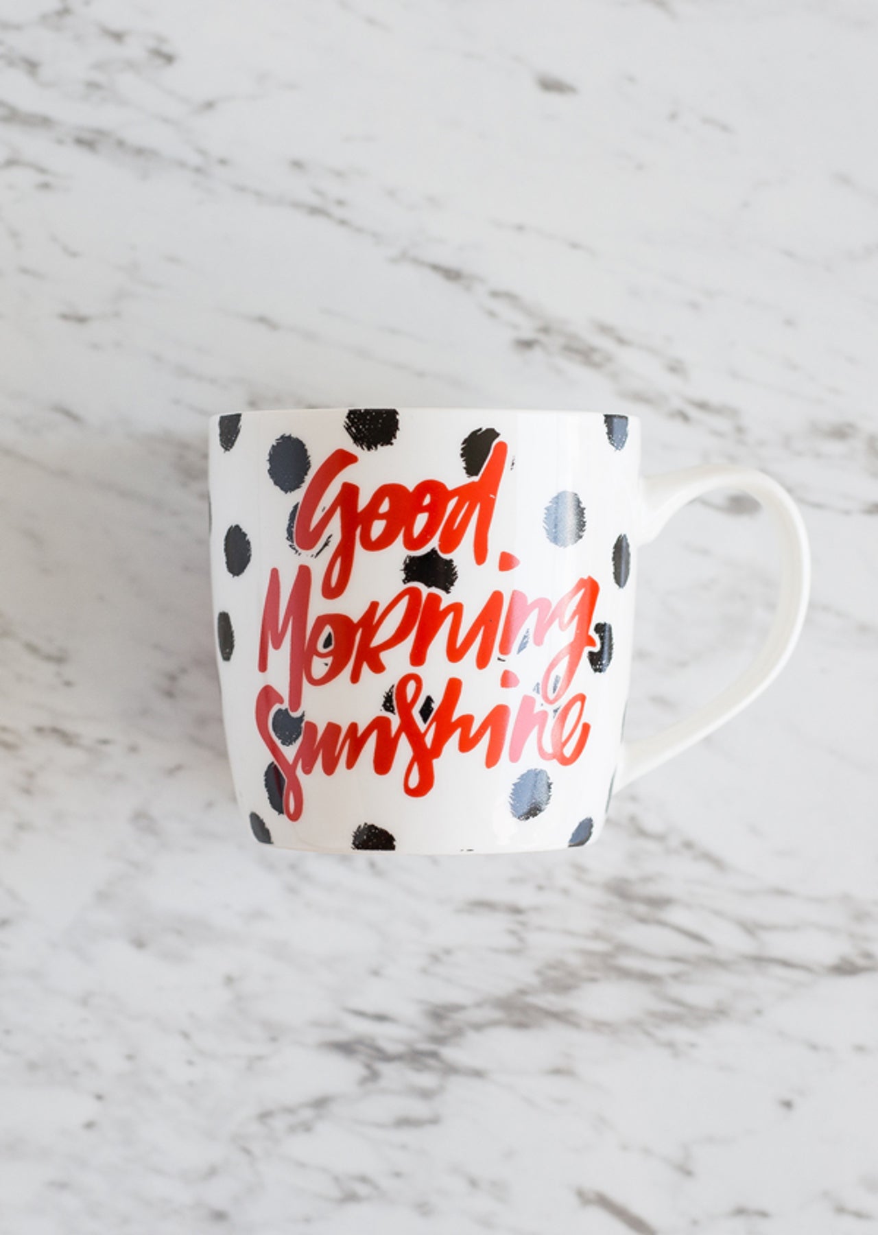 Lorna Jane Morning Sunshine Mug - Black Dot