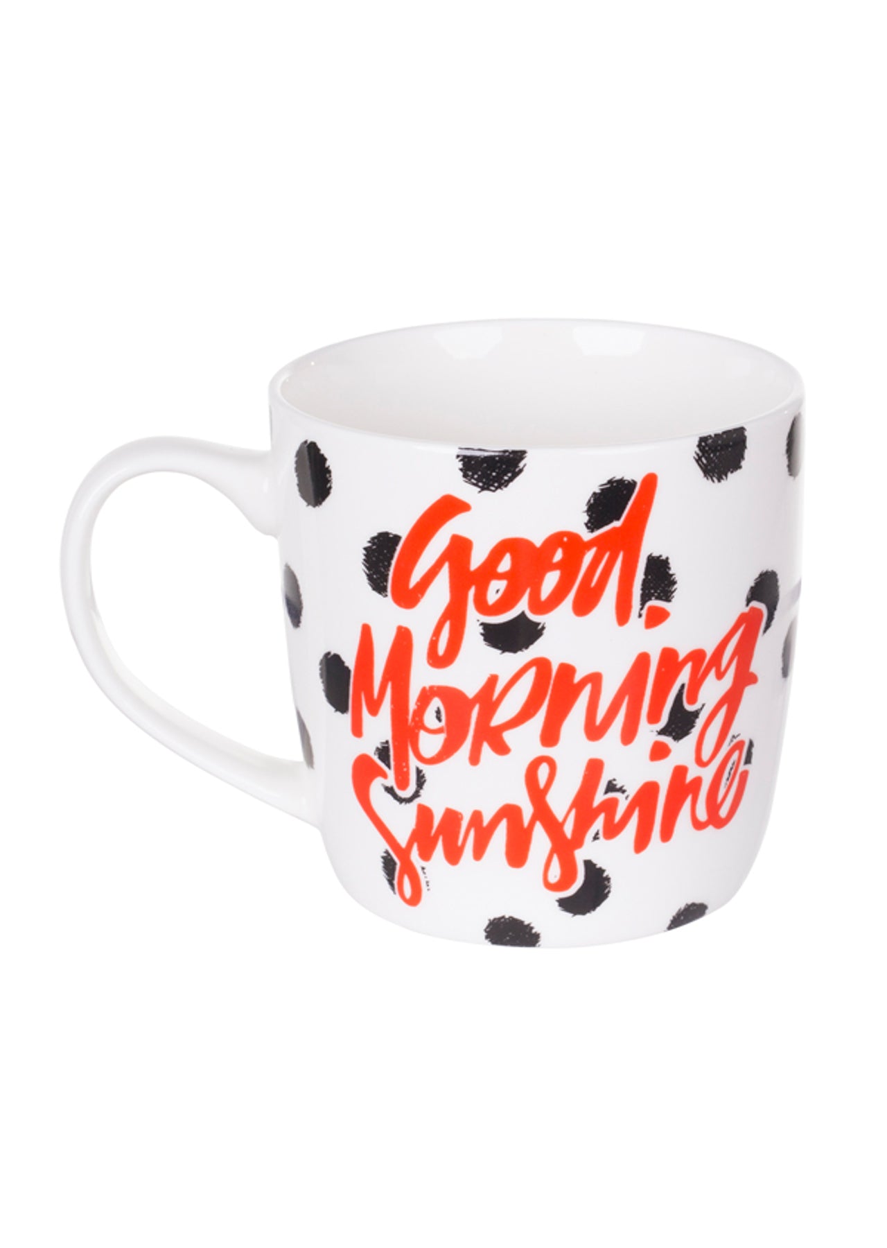Lorna Jane Morning Sunshine Mug - Black Dot