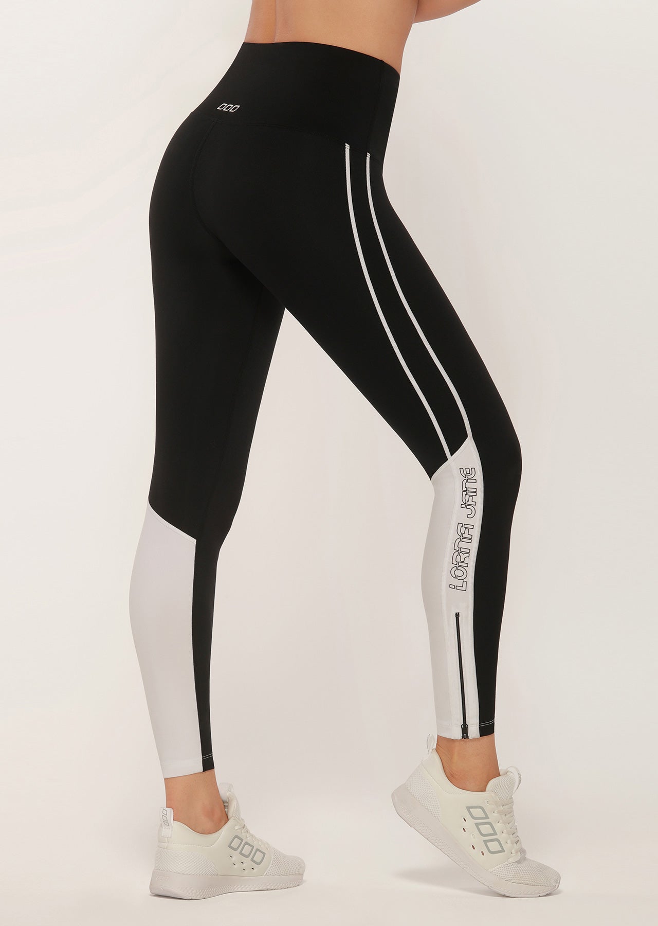 Lorna Jane Moto Cross Core Full Length Tight - Black
