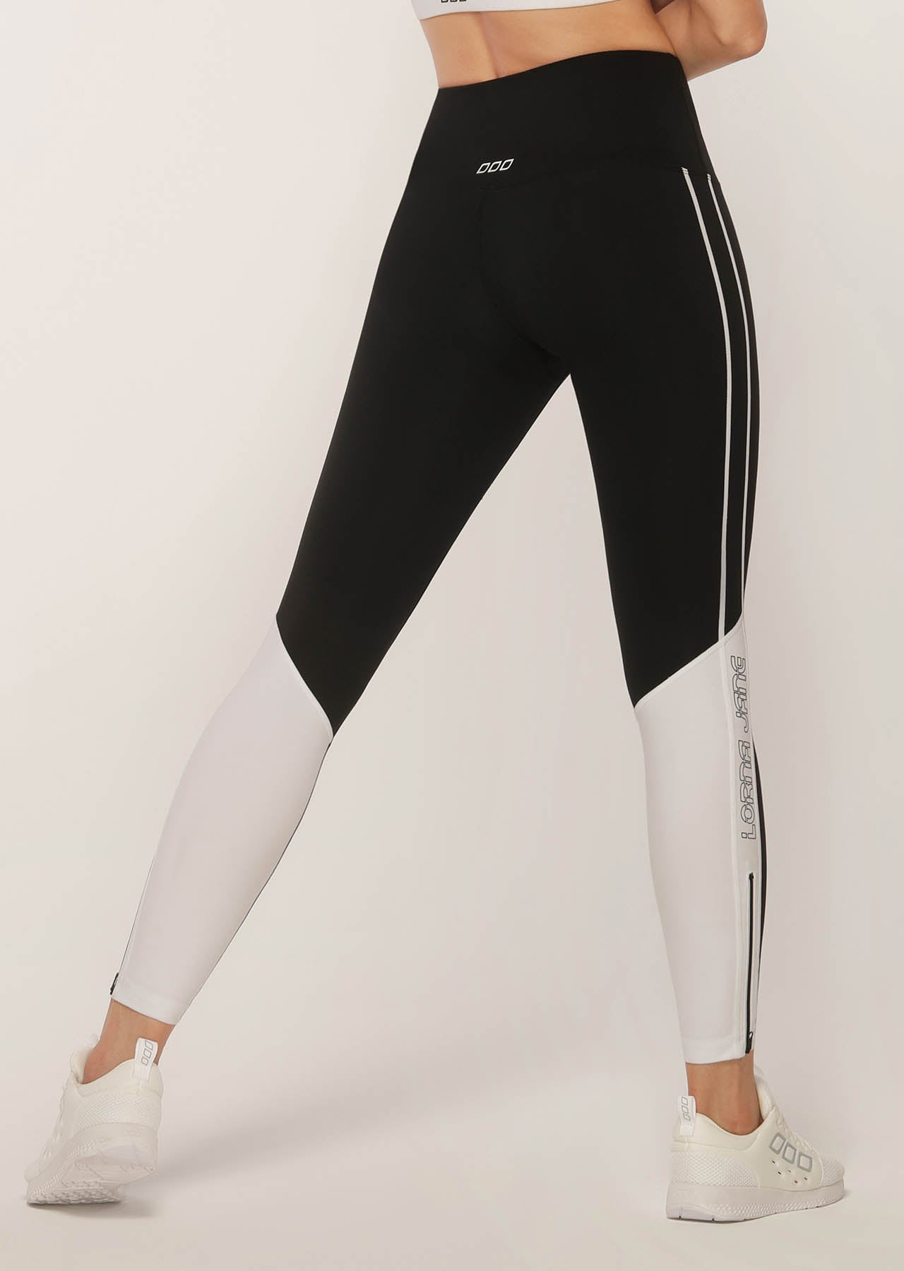 Lorna Jane Moto Cross Core Full Length Tight - Black