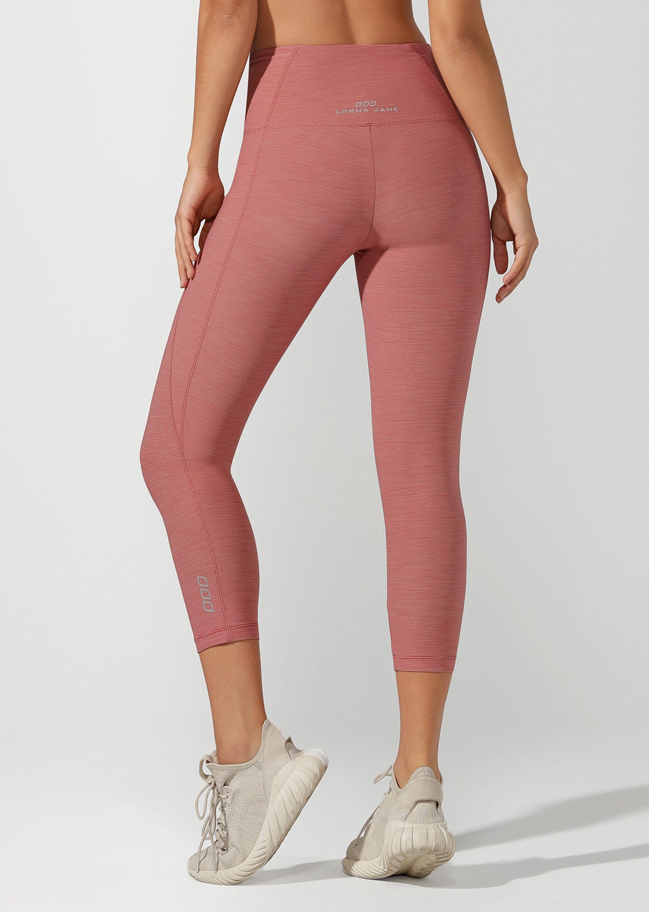 Lorna Jane Move Core 7/8 Tight - Raspberry Sorbet Marl