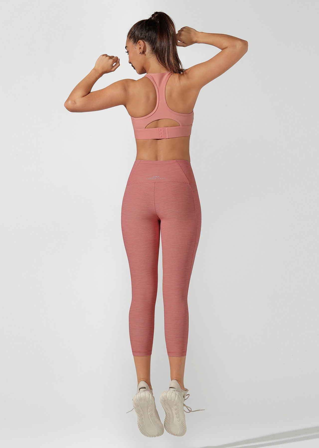 Lorna Jane Move Core 7/8 Tight - Raspberry Sorbet Marl