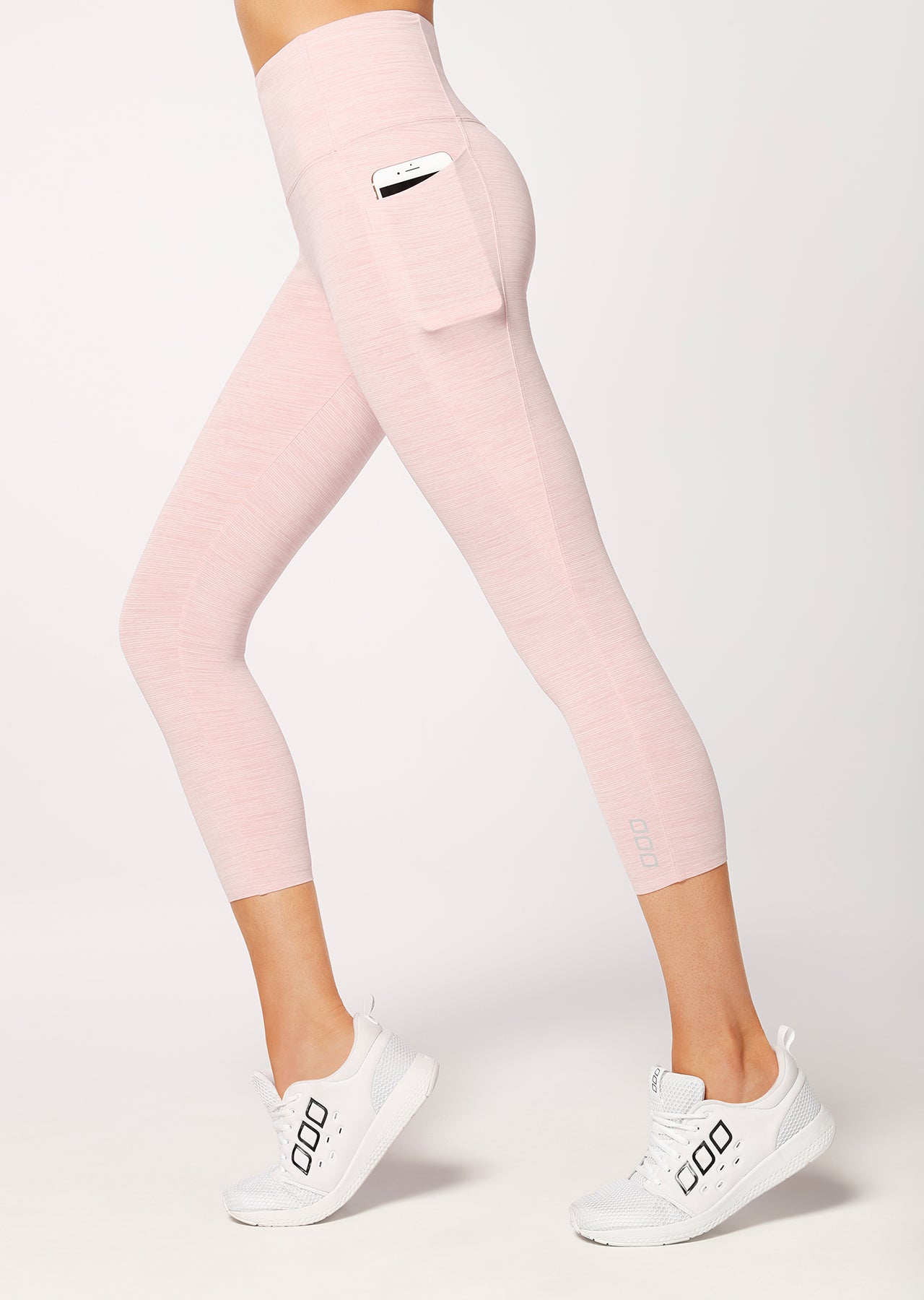 Lorna Jane Move Core 7/8 Tight - Dusty Rose Marl