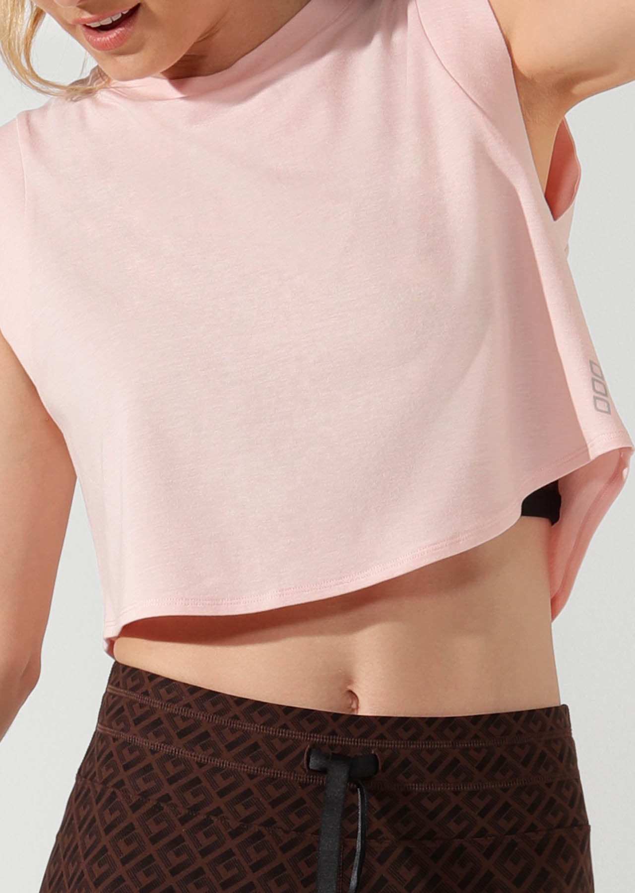Lorna Jane Move Easy Cropped Tank - Enchanted Pink