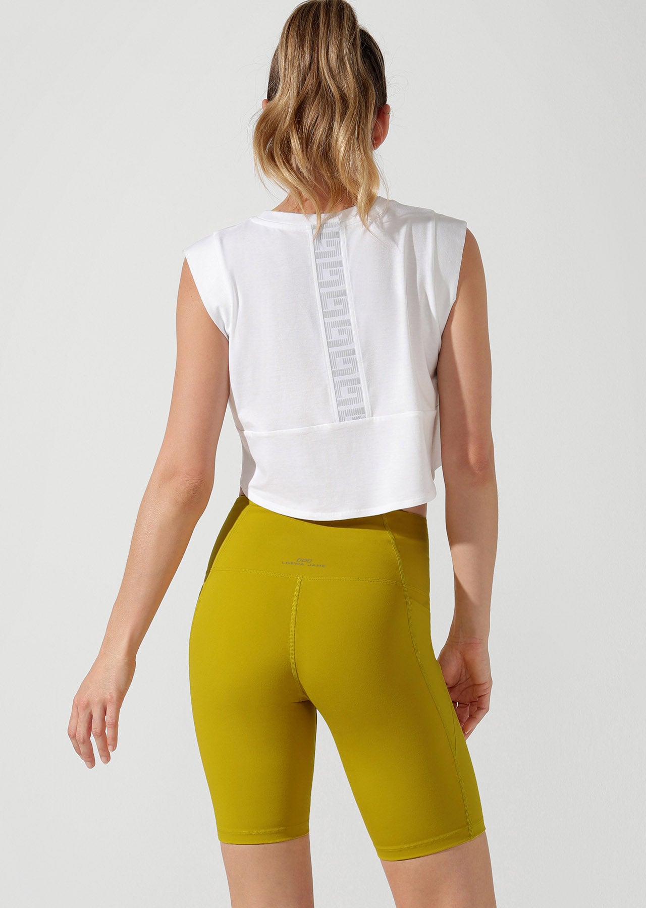Lorna Jane Move Easy Cropped Tank - White