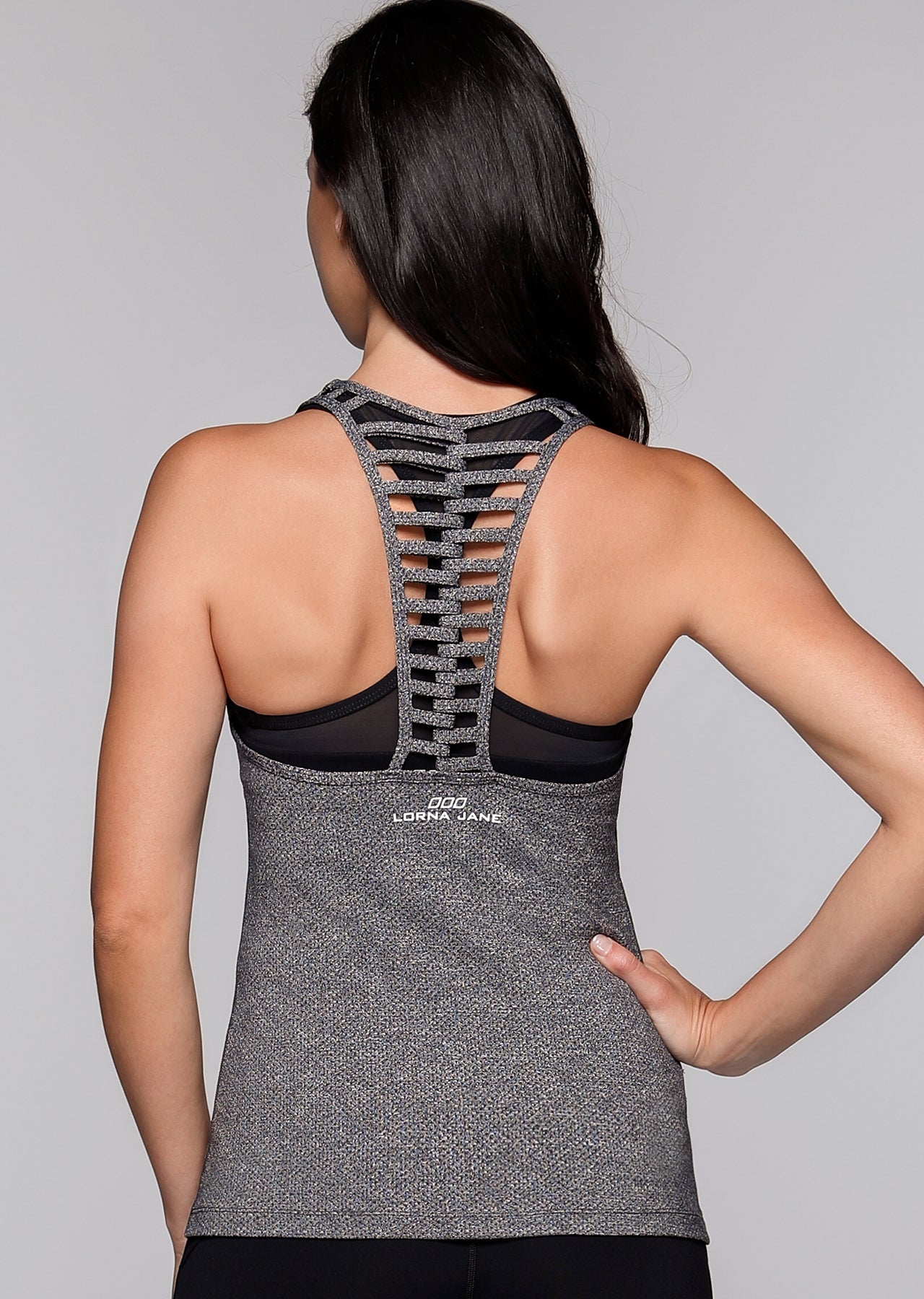 Lorna Jane Move Excel Tank - Char Marl