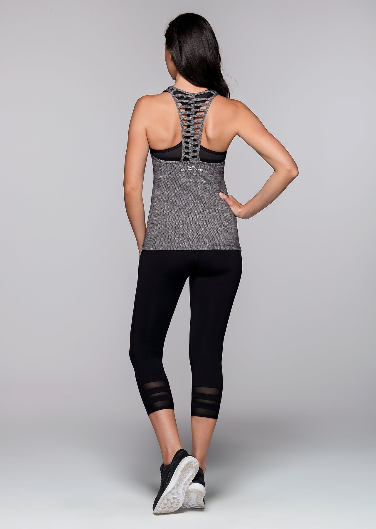 Lorna Jane Move Excel Tank - Char Marl