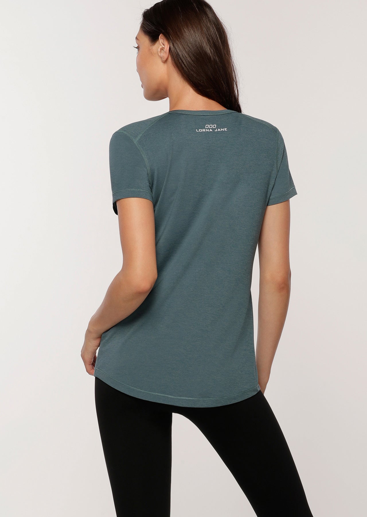 Lorna Jane Move Freely Active Tee - Agave Teal Marl