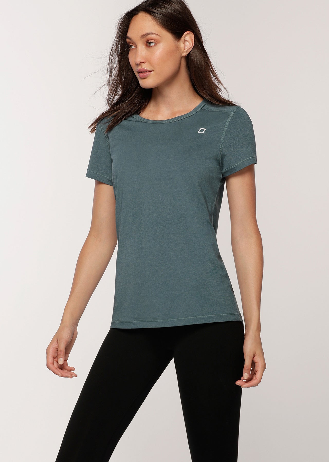 Lorna Jane Move Freely Active Tee - Agave Teal Marl