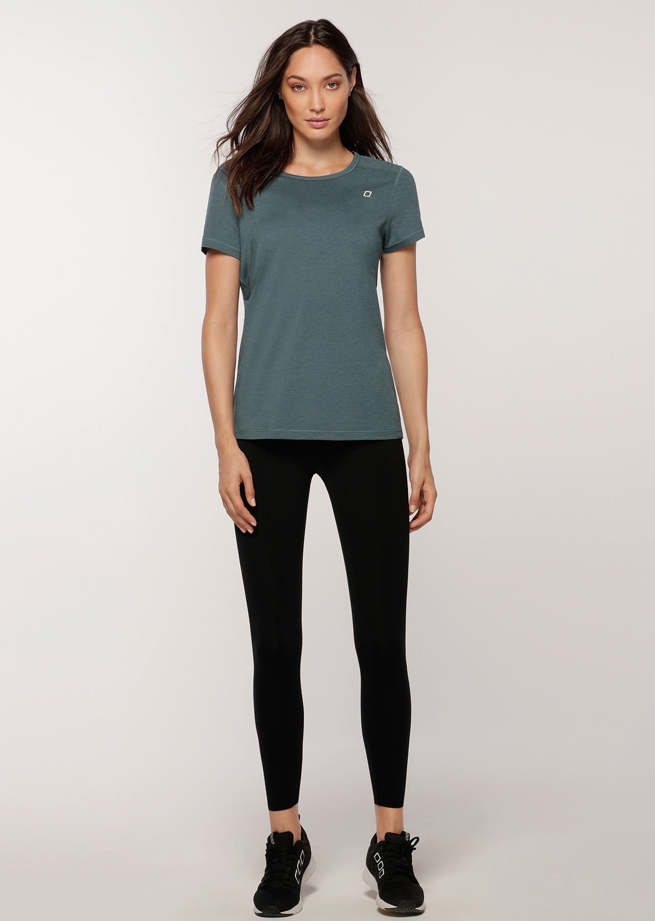 Lorna Jane Move Freely Active Tee - Agave Teal Marl
