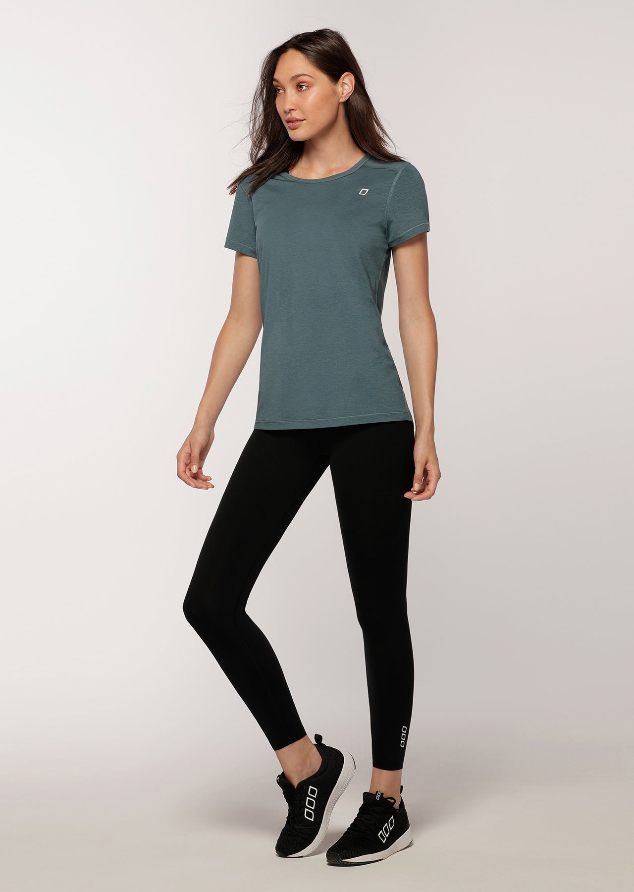 Lorna Jane Move Freely Active Tee - Agave Teal Marl