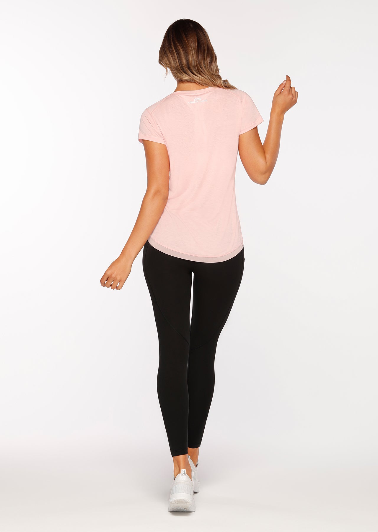 Lorna Jane Move Freely Active Tee - Ballerina Marl