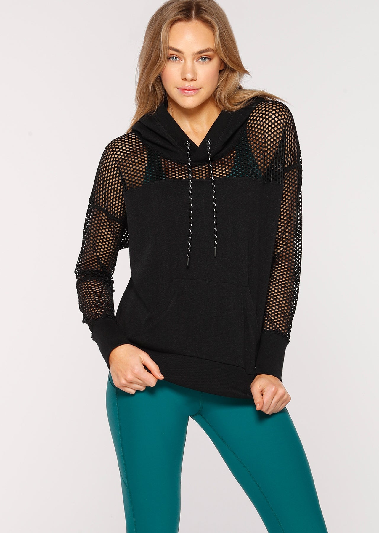 Lorna Jane Movement Active Hoodie - Black Marl