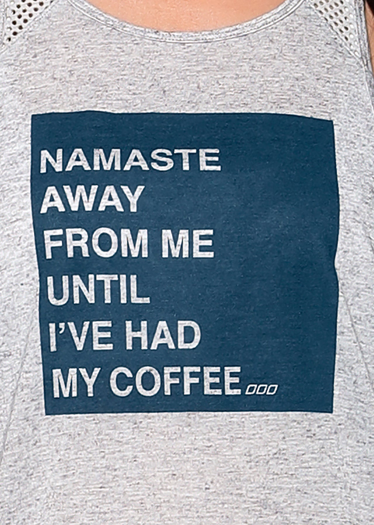 Lorna Jane Namaste Away Tank - Grey Marl