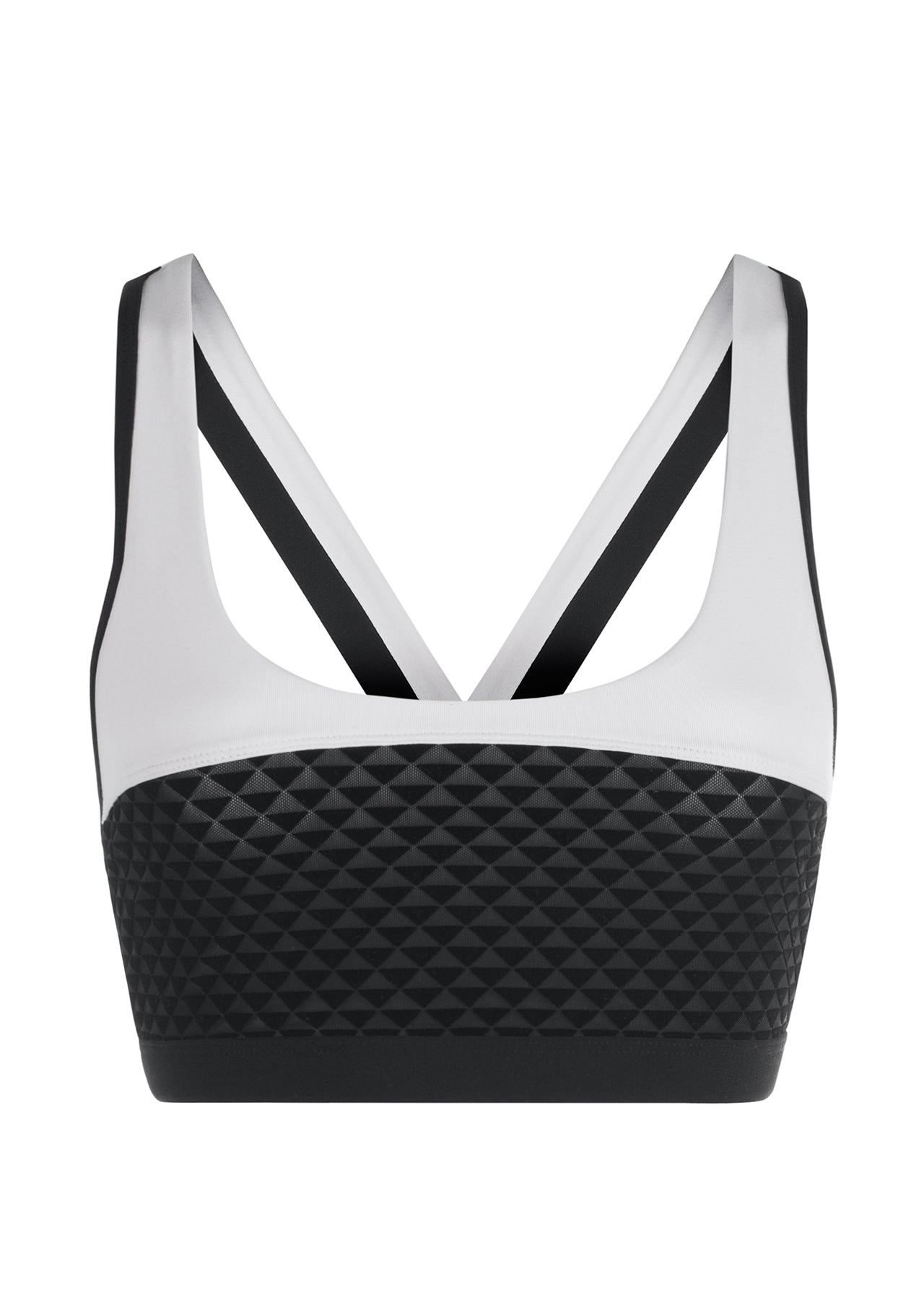 Lorna Jane Neo Geo Sports Bra - Black/White