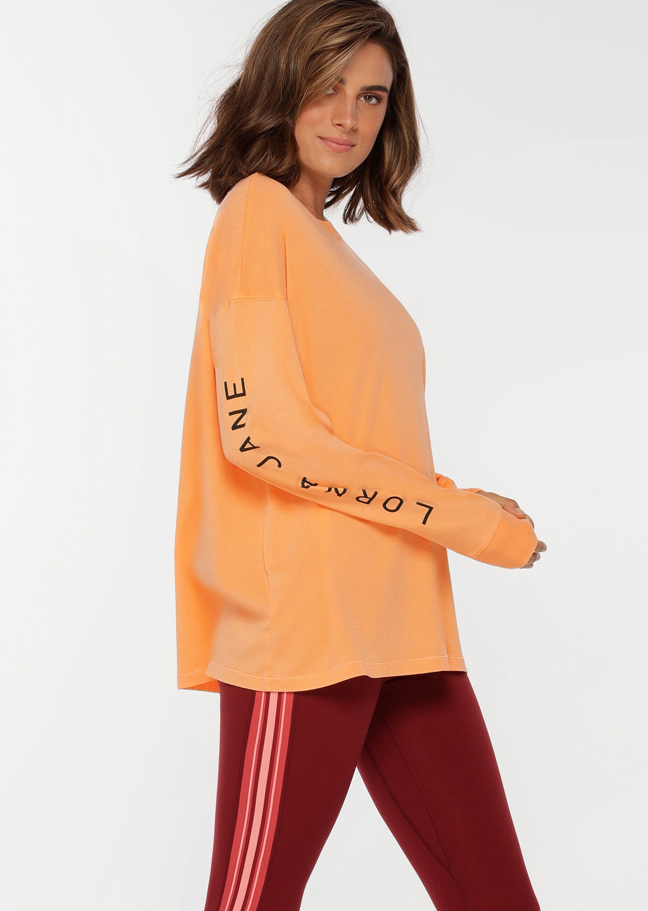 Lorna Jane Neon Nights Long Sleeve Top - Tropico