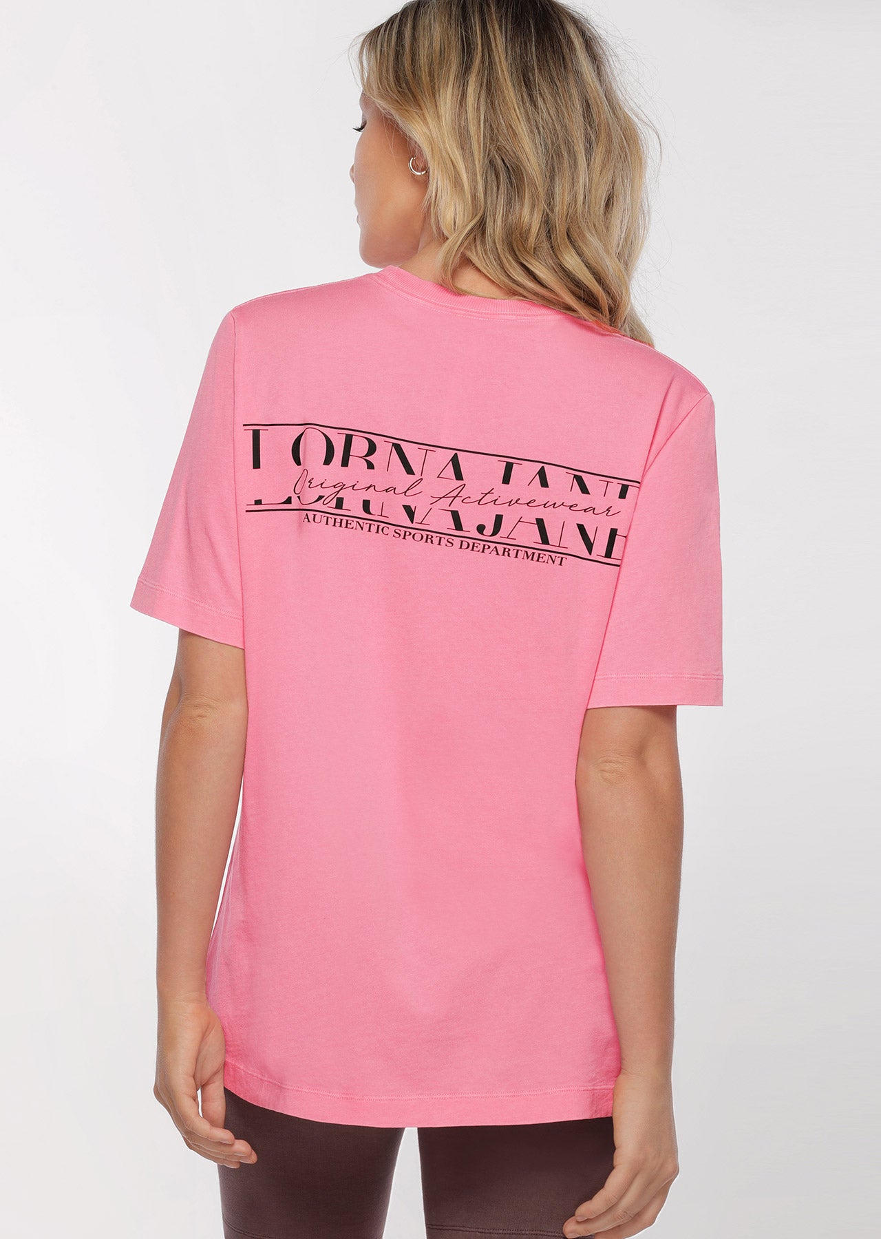 Lorna Jane Neon Nights Oversized Tee - Neon Pink