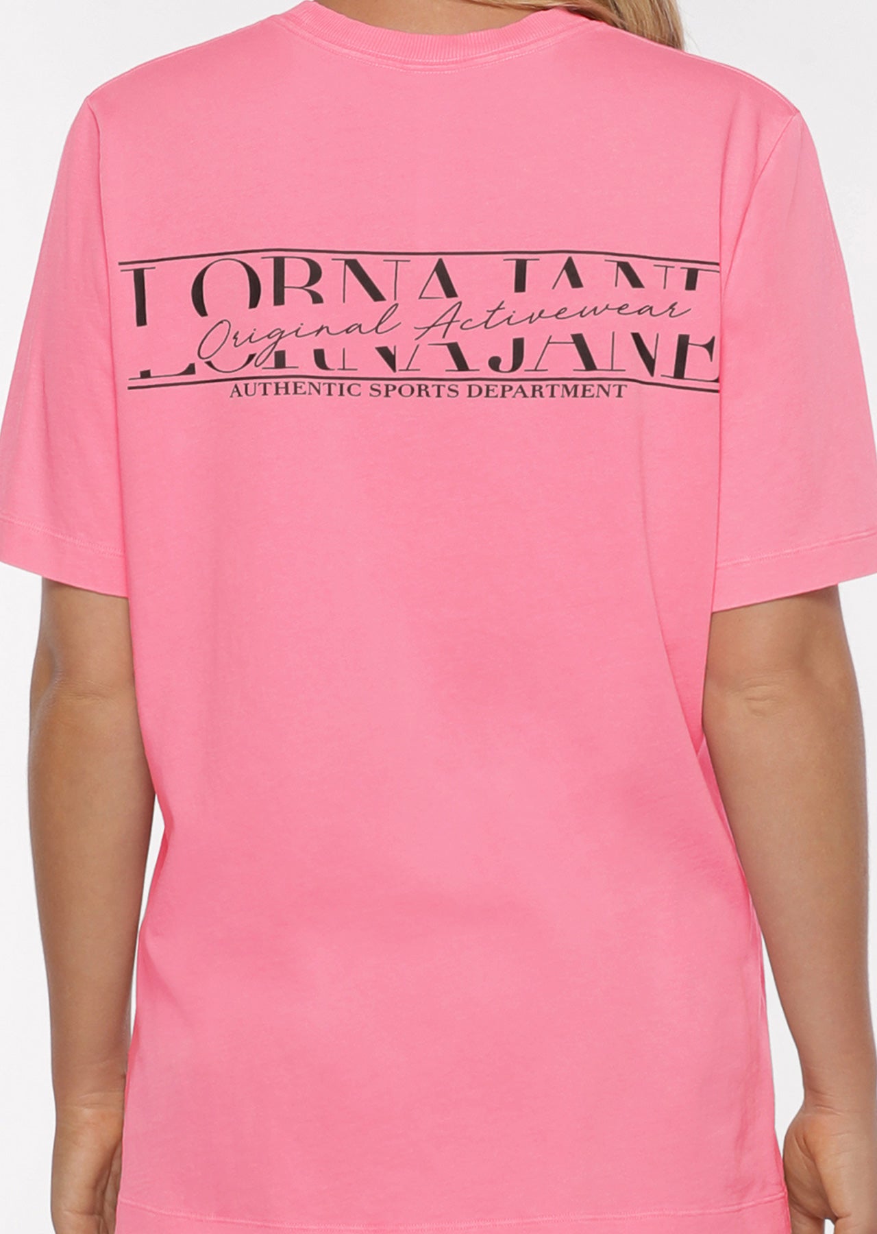 Lorna Jane Neon Nights Oversized Tee - Neon Pink