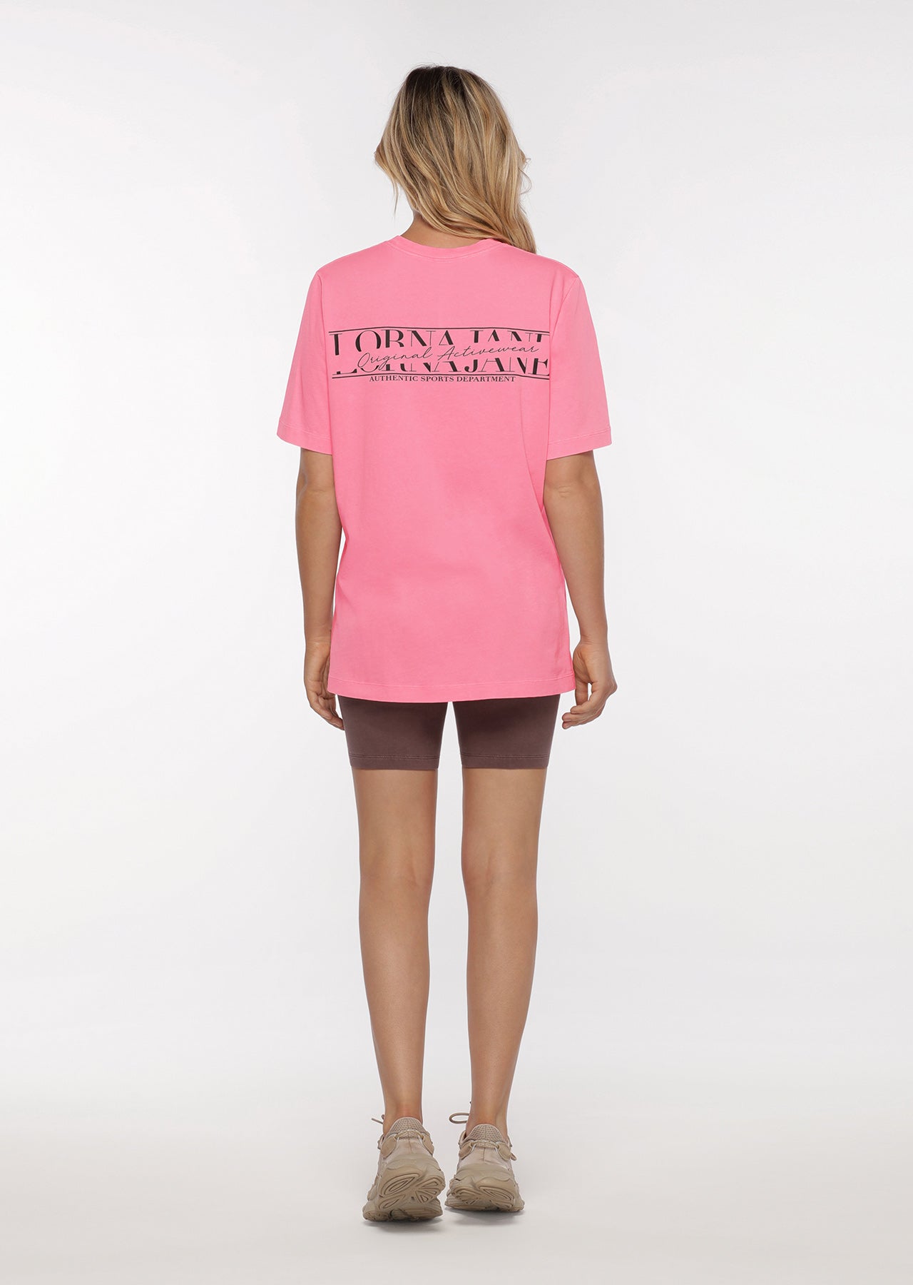 Lorna Jane Neon Nights Oversized Tee - Neon Pink