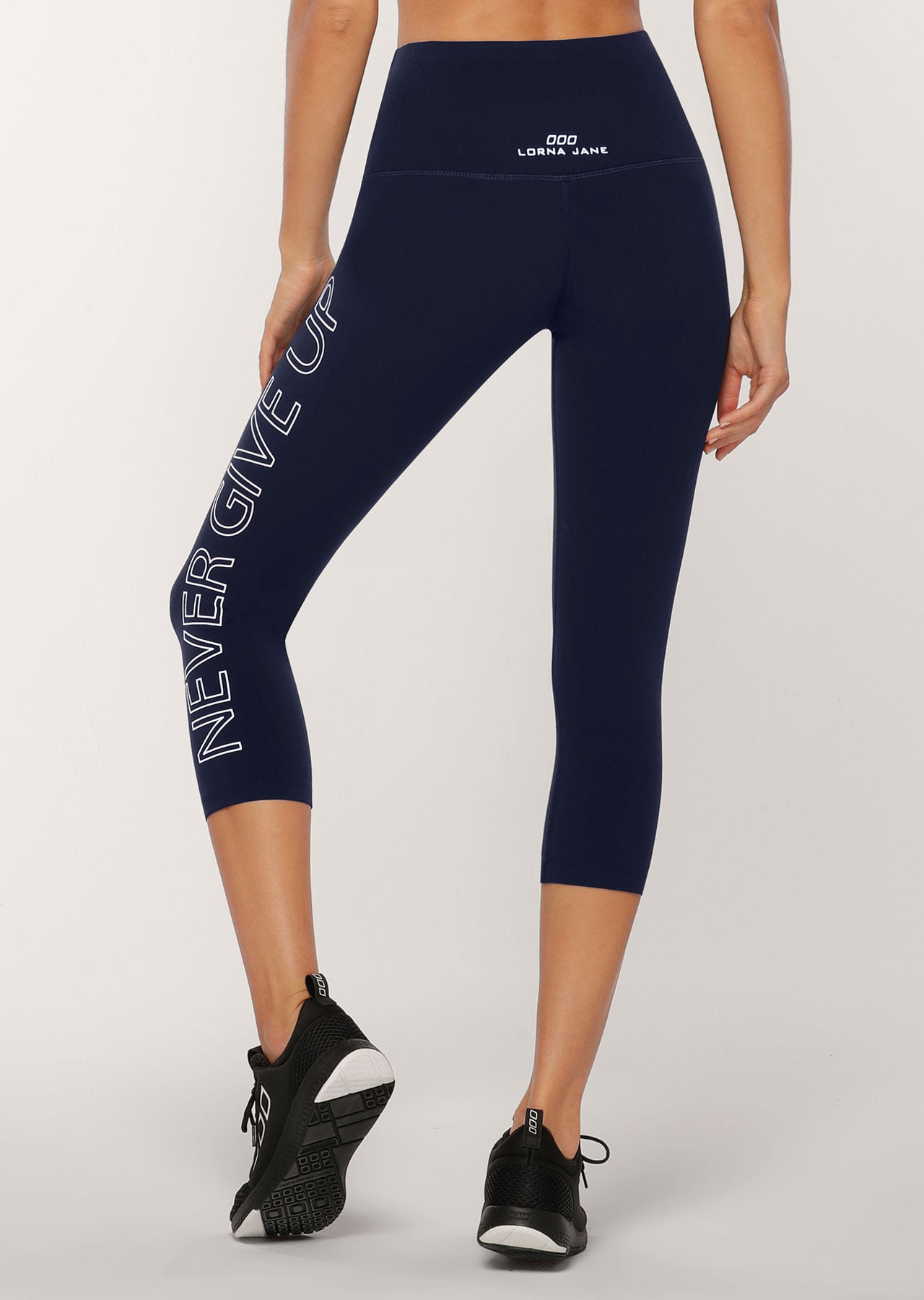 Lorna Jane Never Give Up 7/8 Leggings - French Navy