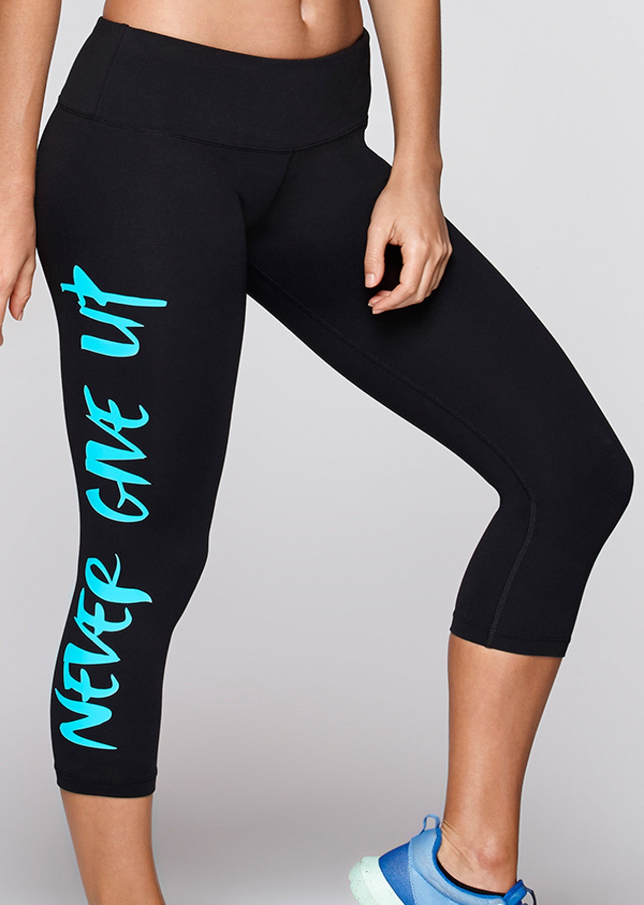 Lorna Jane Never Give Up 7/8 Ti - Black