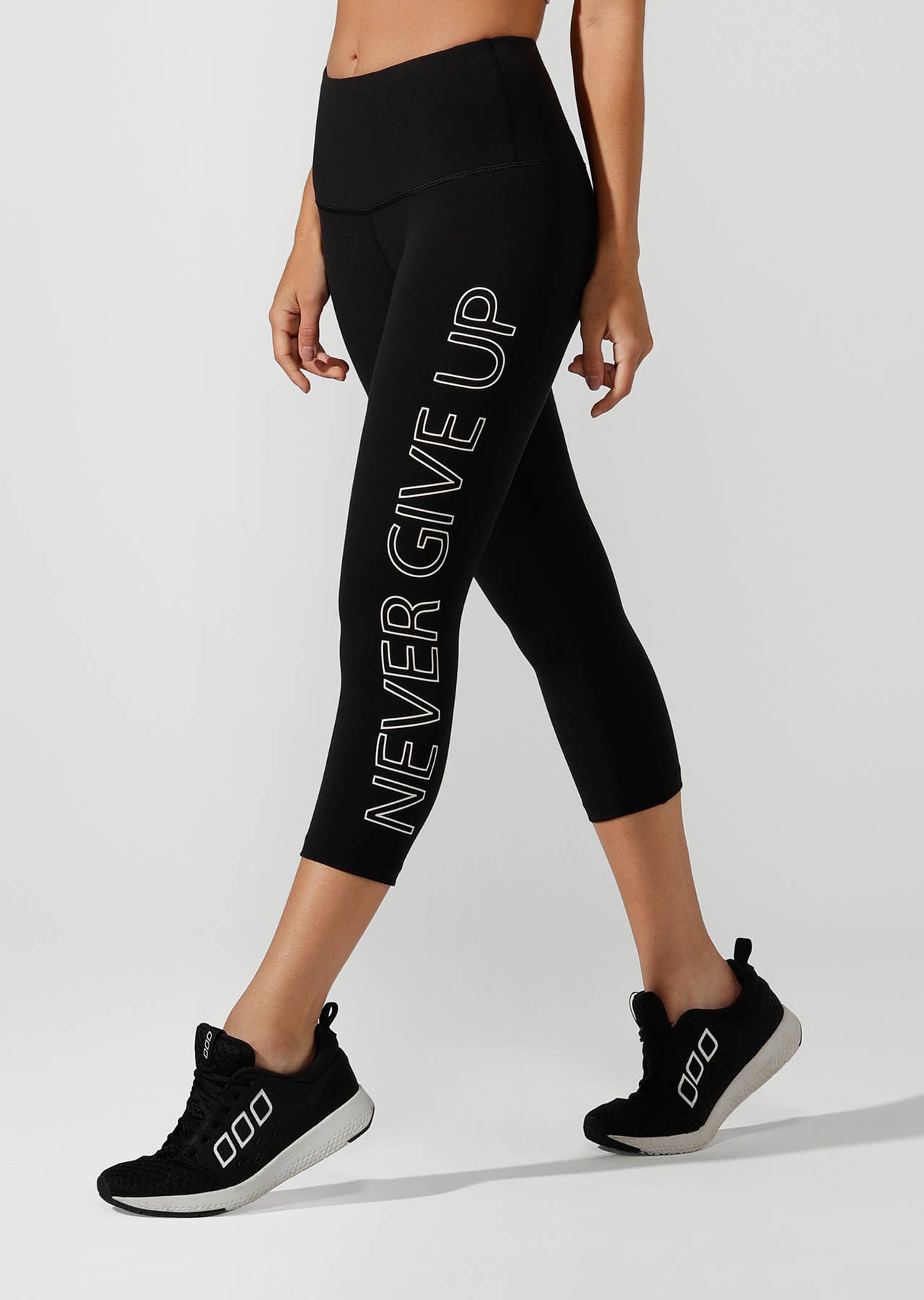 Lorna Jane Never Give Up 7/8 Tight - Black