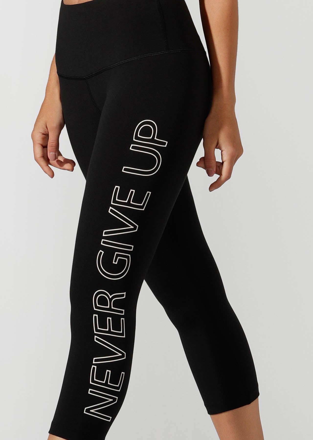 Lorna Jane Never Give Up 7/8 Tight - Black