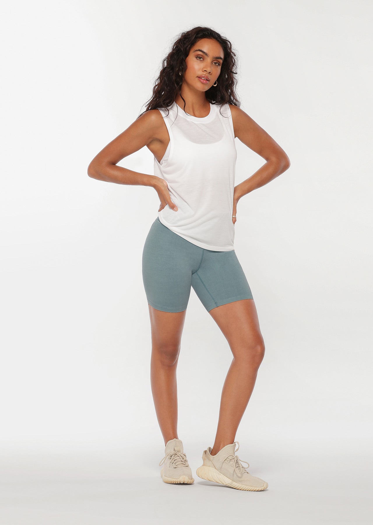 Lorna Jane Never Give Up Tank - White