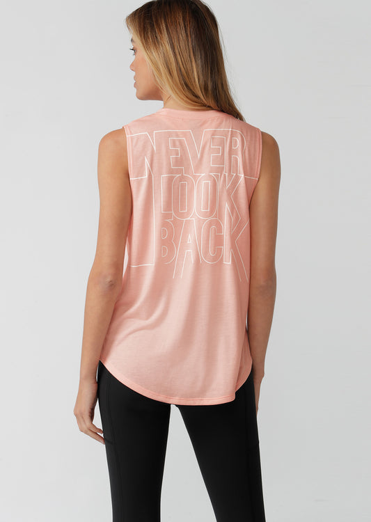 Lorna Jane Never Look Back Muscle Tank - Ballerina