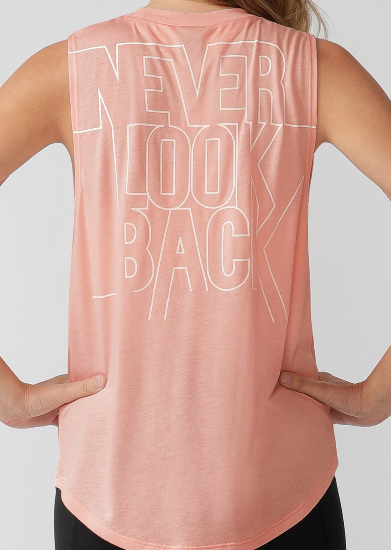 Lorna Jane Never Look Back Muscle Tank - Ballerina