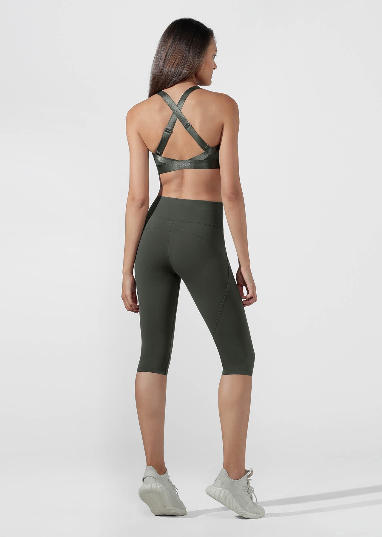 Lorna Jane New Amy 3/4 Tight - Dark Safari