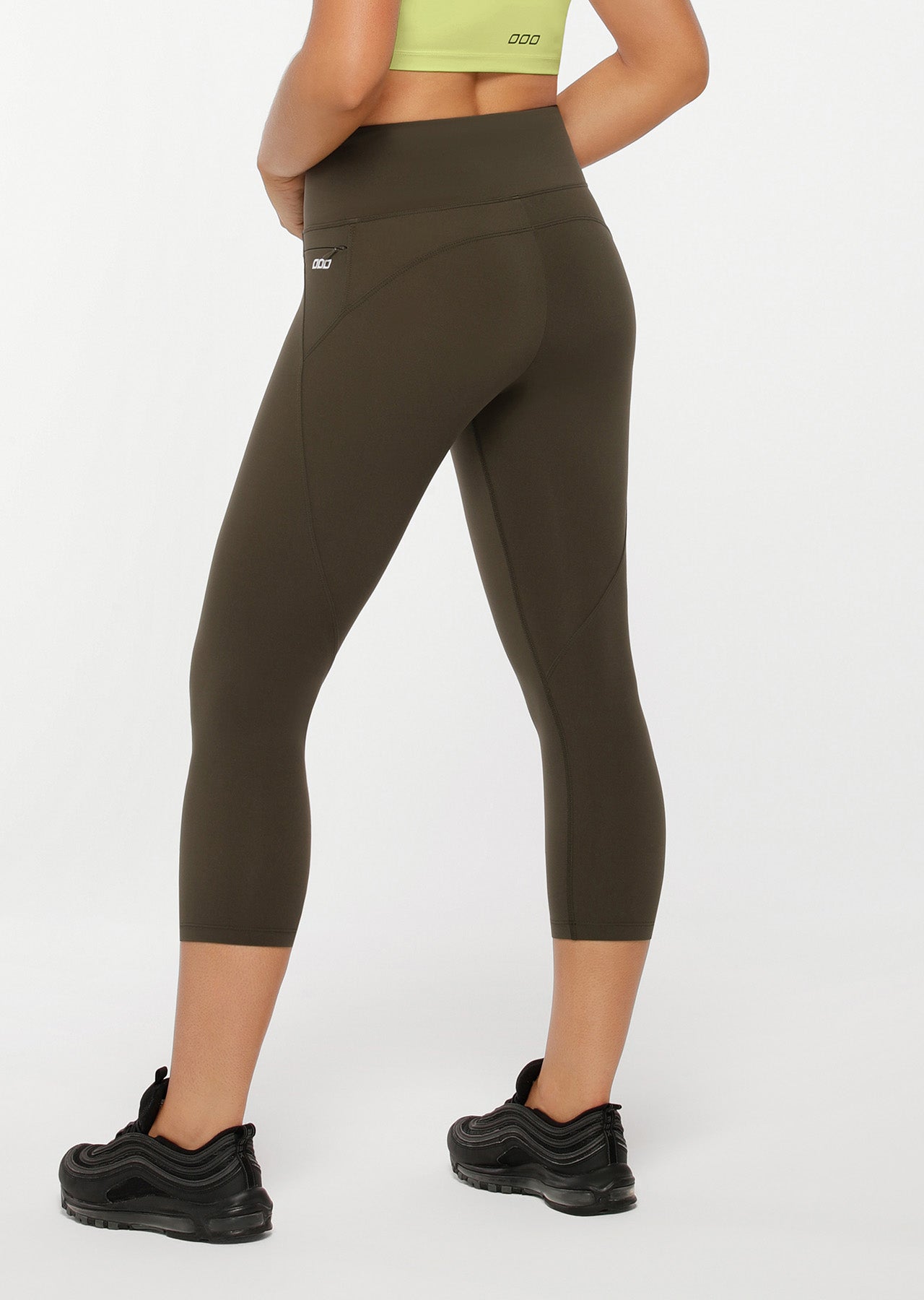 Lorna Jane New Amy 7/8 Leggings - Dark Luxury Green