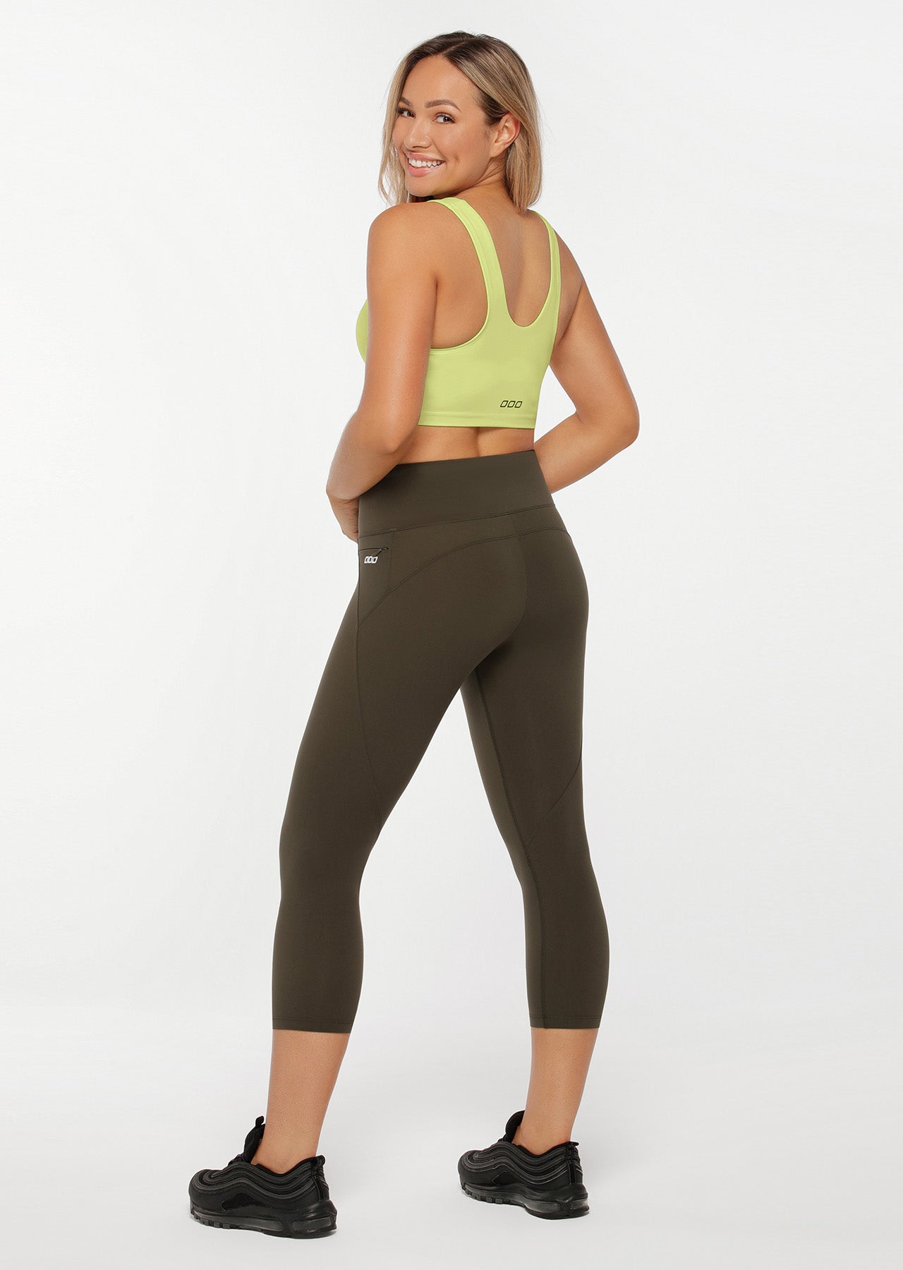 Lorna Jane New Amy 7/8 Leggings - Dark Luxury Green