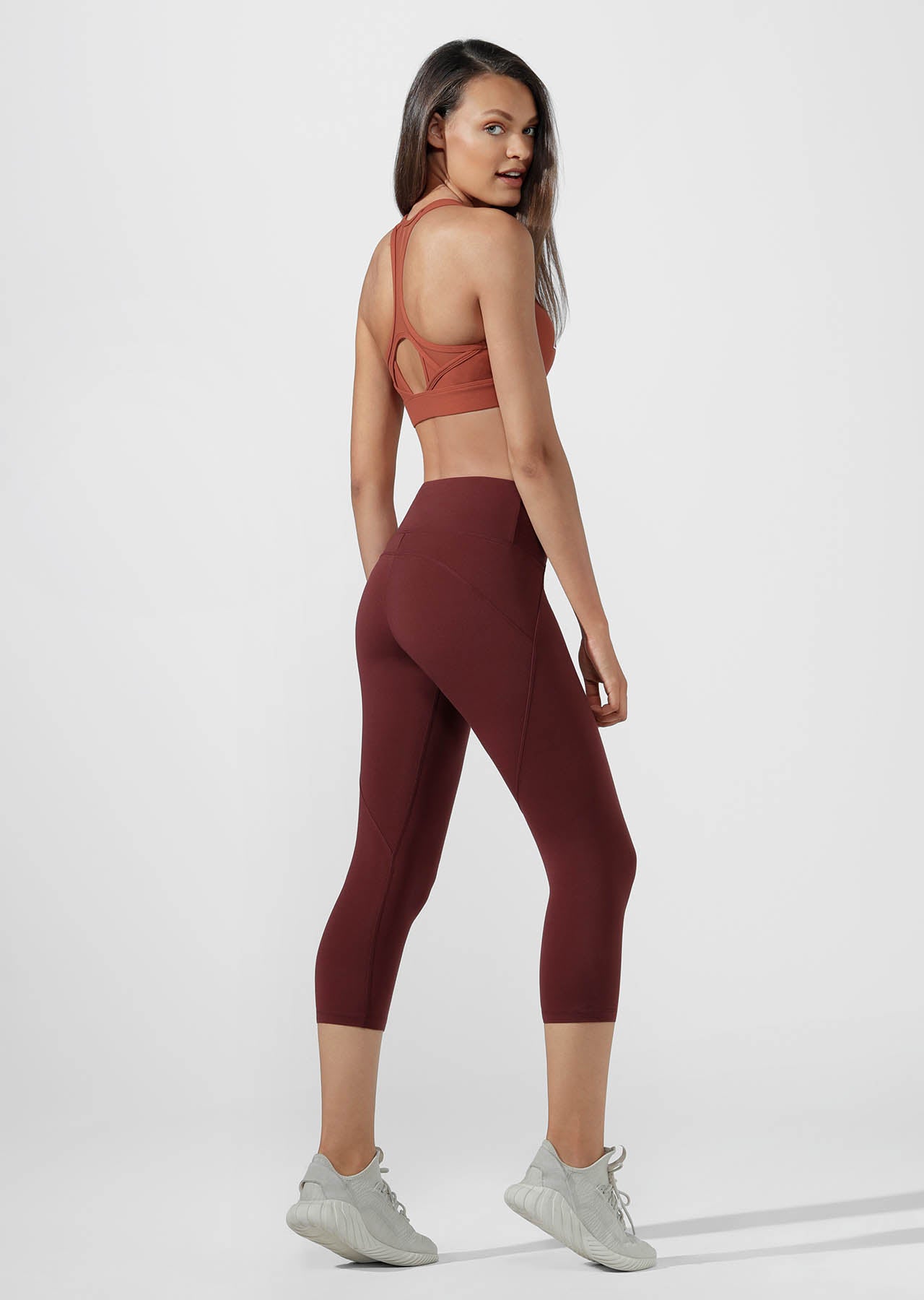 Lorna Jane New Amy 7/8 Tight - Cool Brown