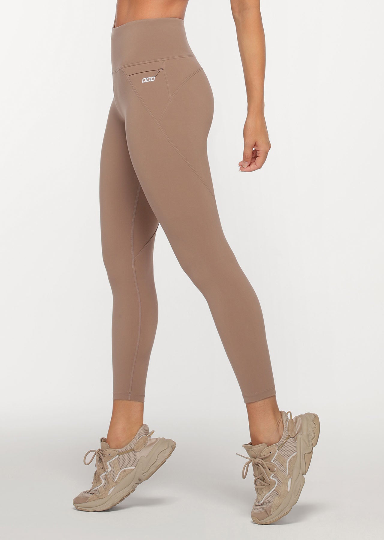 Lorna Jane New Amy Ankle Biter Leggings - Bone
