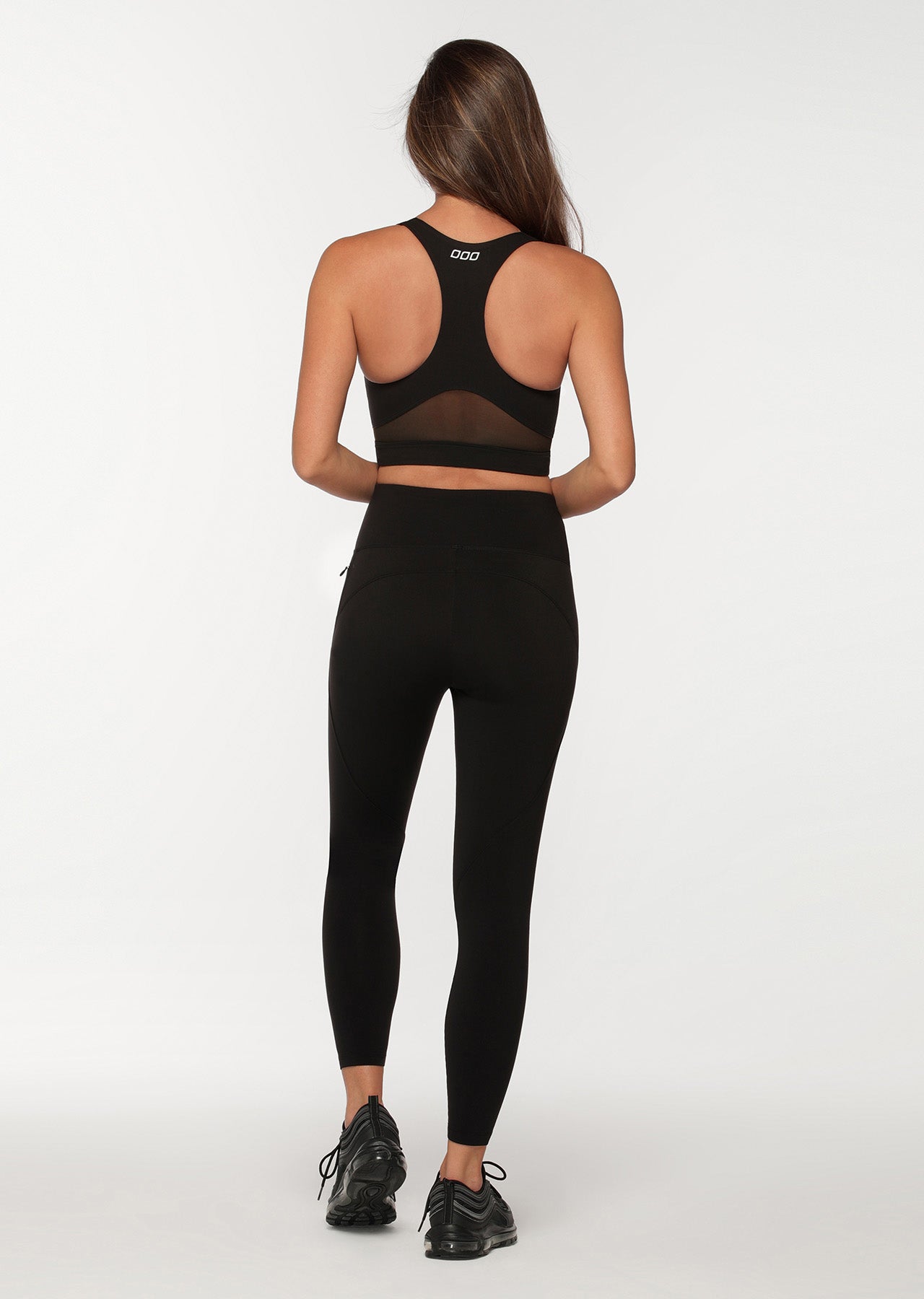 Lorna Jane New Amy Ankle Biter Leggings - Black