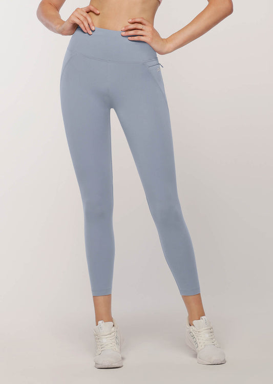 Lorna Jane New Amy Ankle Biter Tight - Gravity Grey