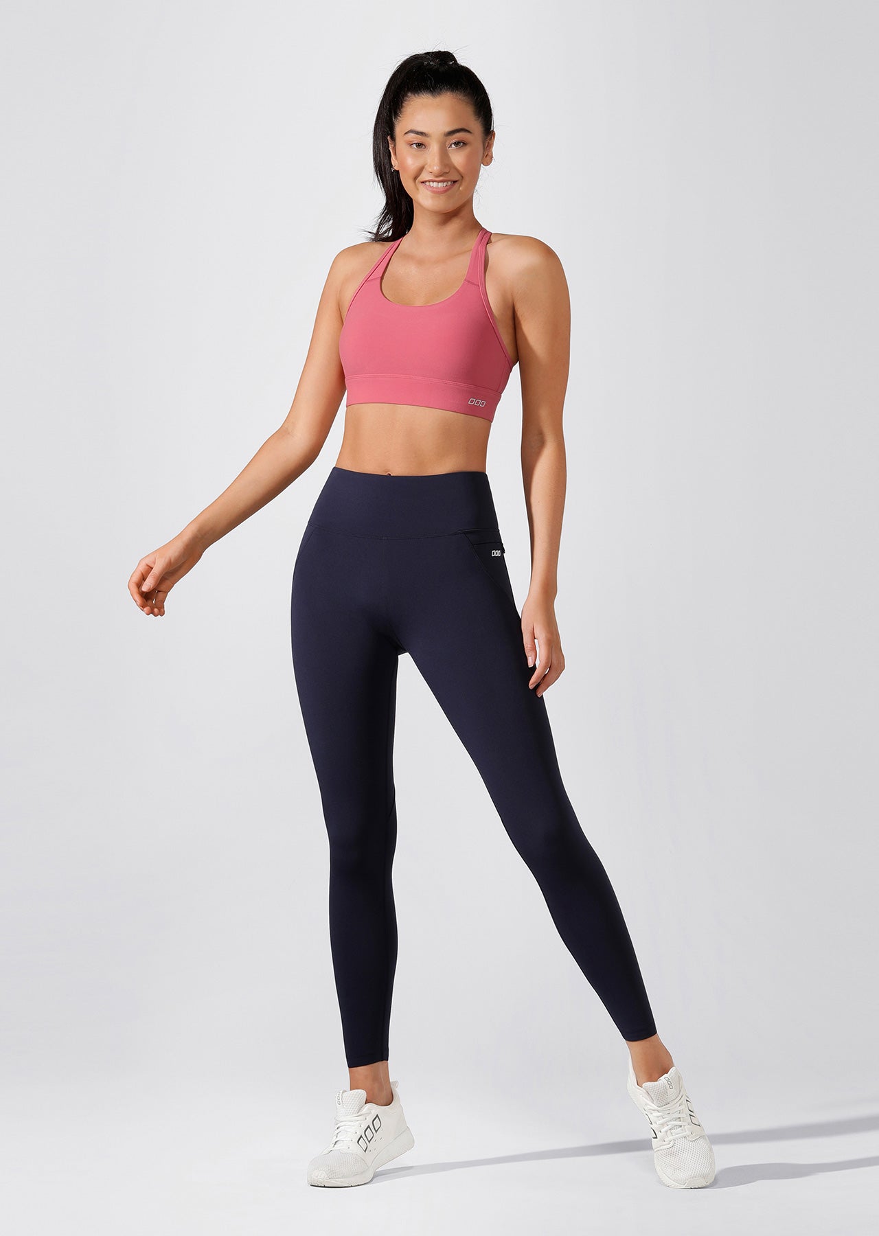 Lorna Jane New Amy Full Length Leggings - French Navy