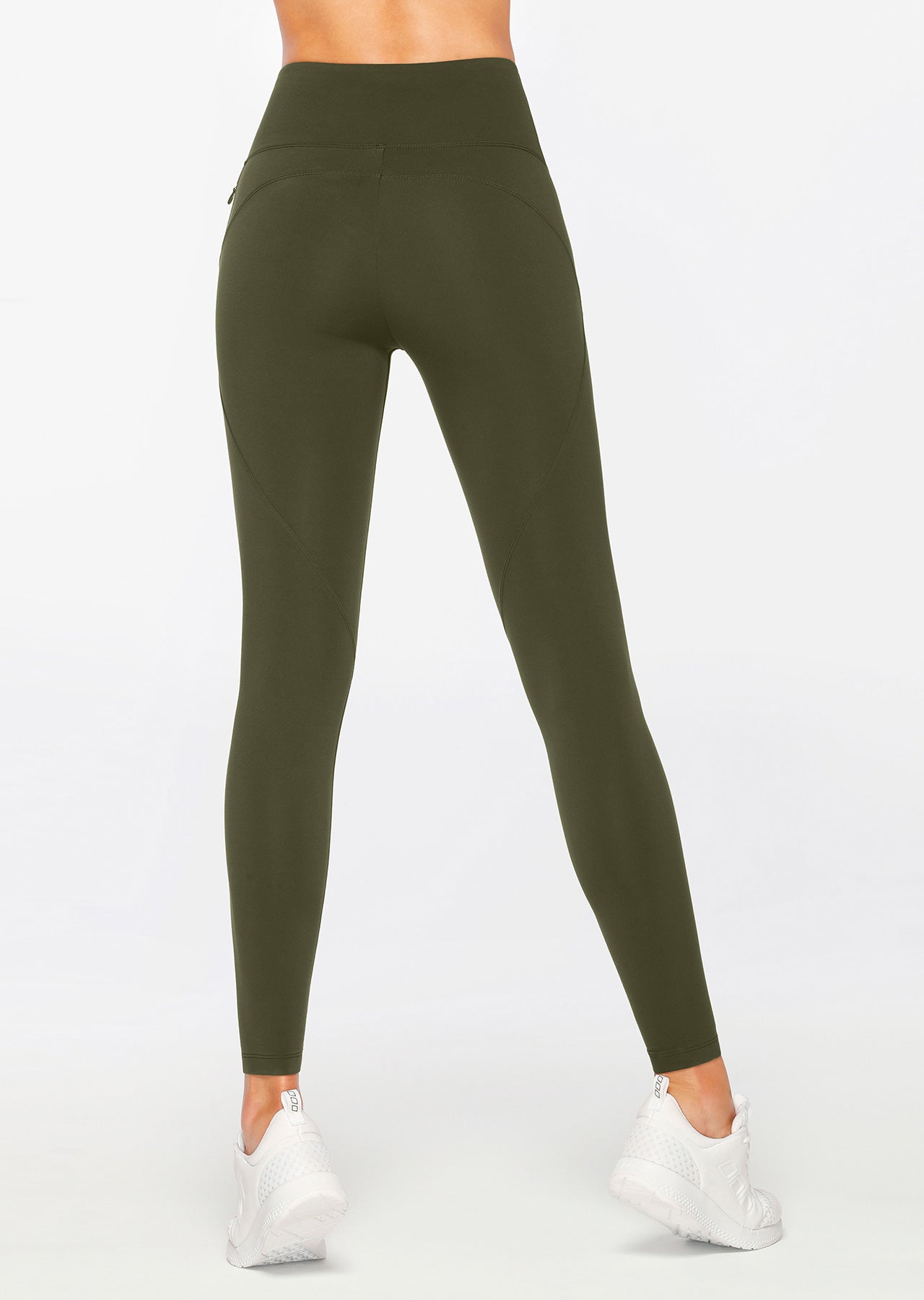 Lorna Jane New Amy Full Length Leggings - Dark Safari