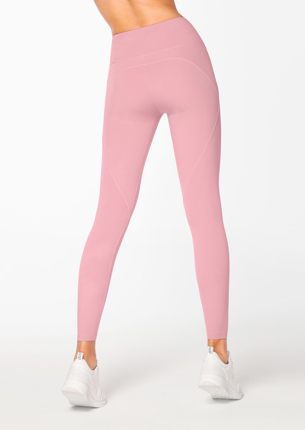 Lorna Jane New Amy Full Length Leggings - Dark Dusty Rose