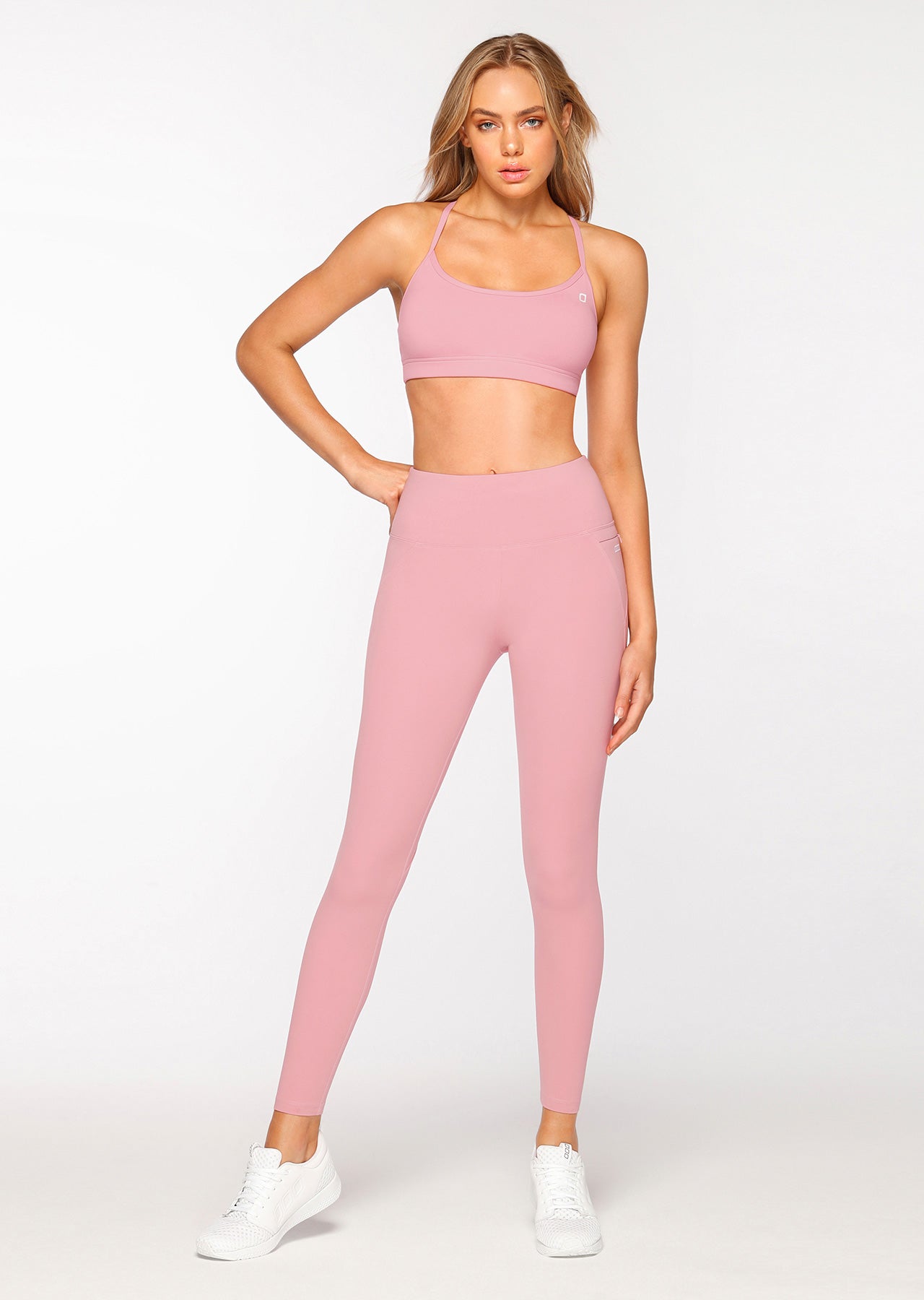 Lorna Jane New Amy Full Length Leggings - Dark Dusty Rose