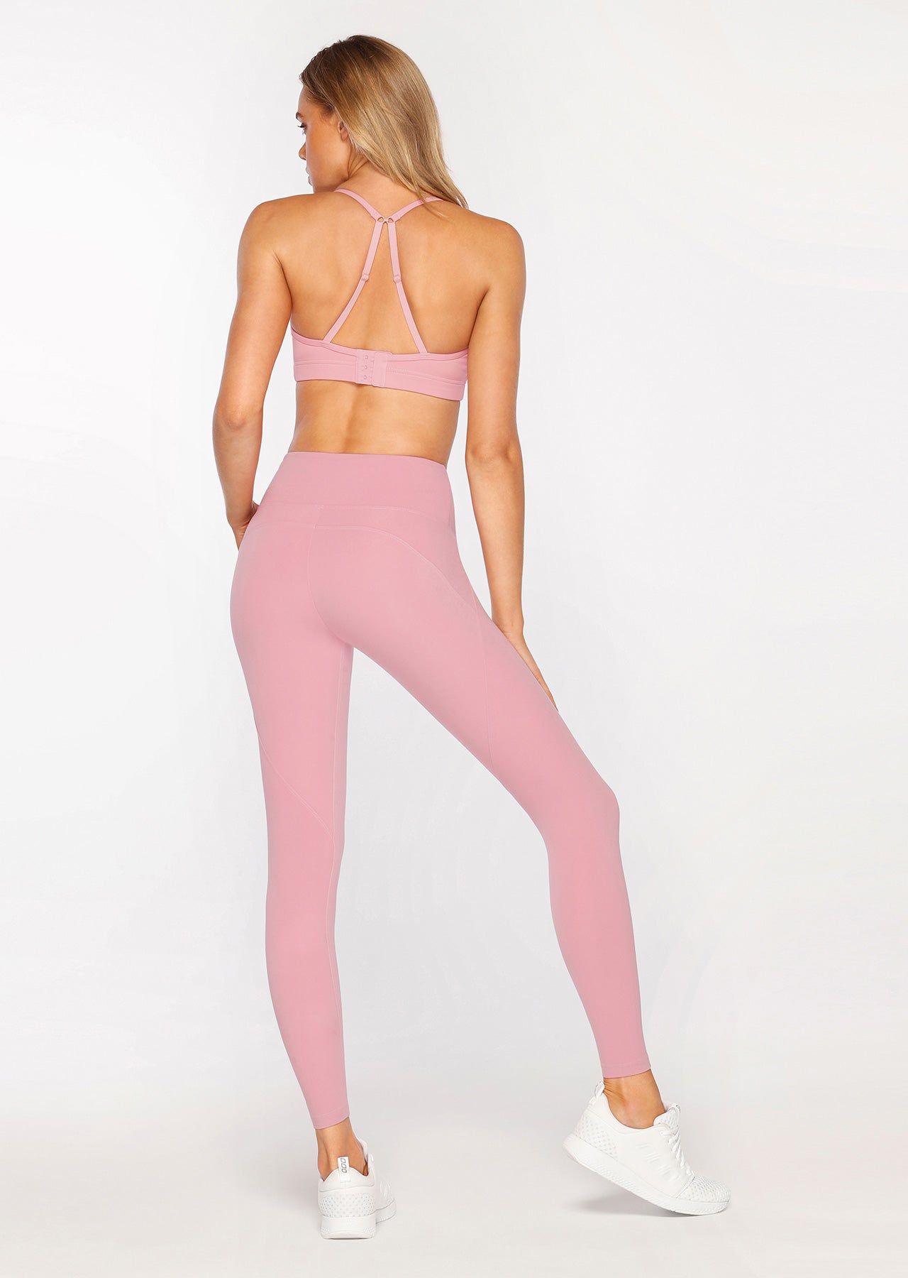 Lorna Jane New Amy Full Length Leggings - Dark Dusty Rose