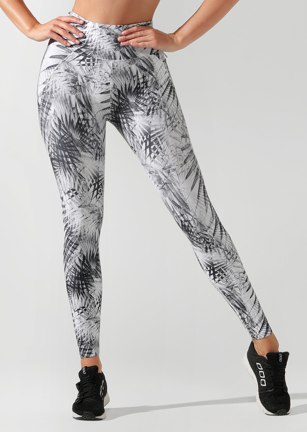 Lorna Jane New Amy Full Length Leggings - Palm Print