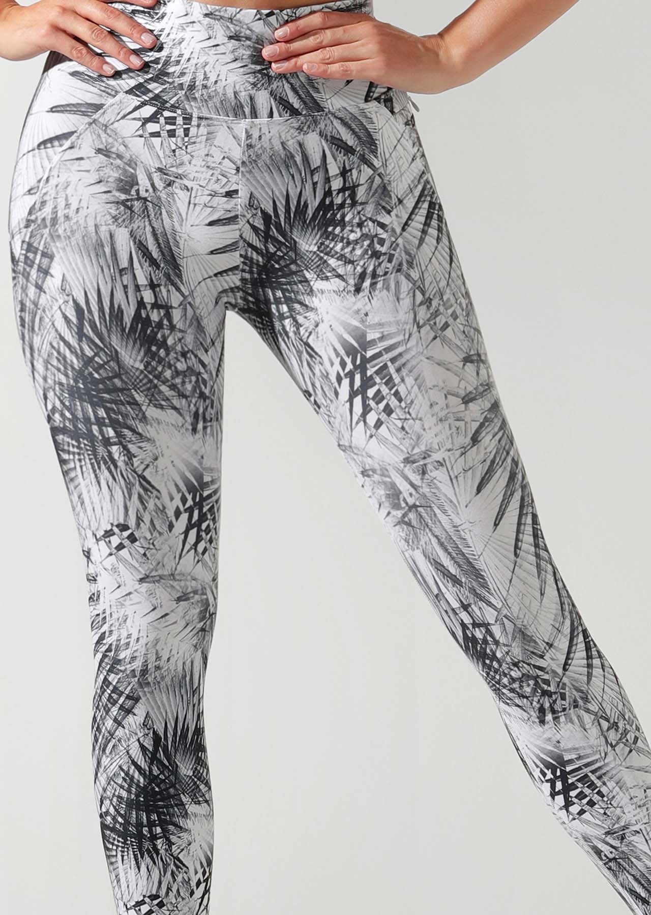 Lorna Jane New Amy Full Length Leggings - Palm Print