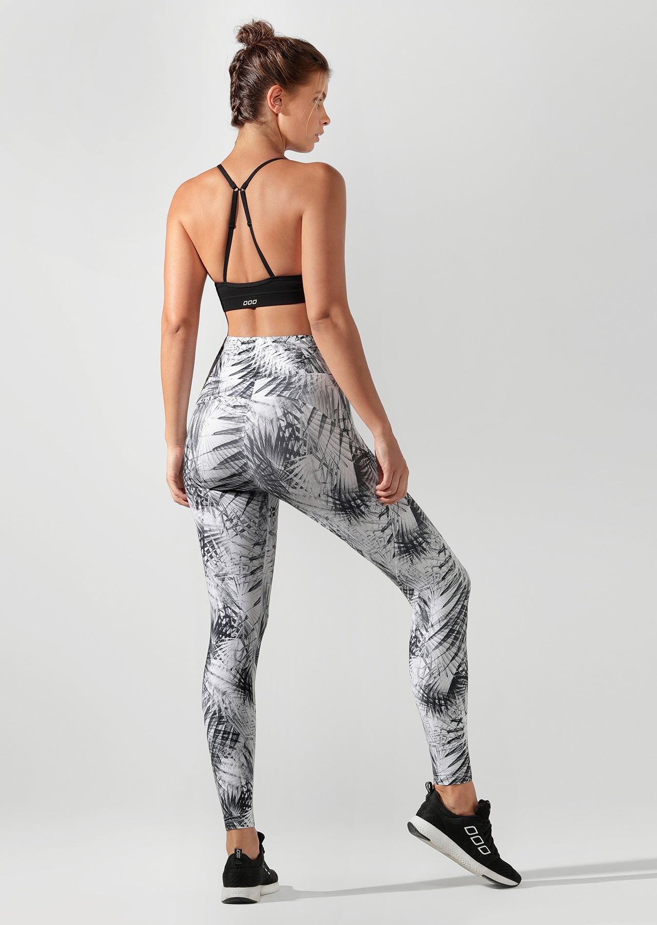 Lorna Jane New Amy Full Length Leggings - Palm Print