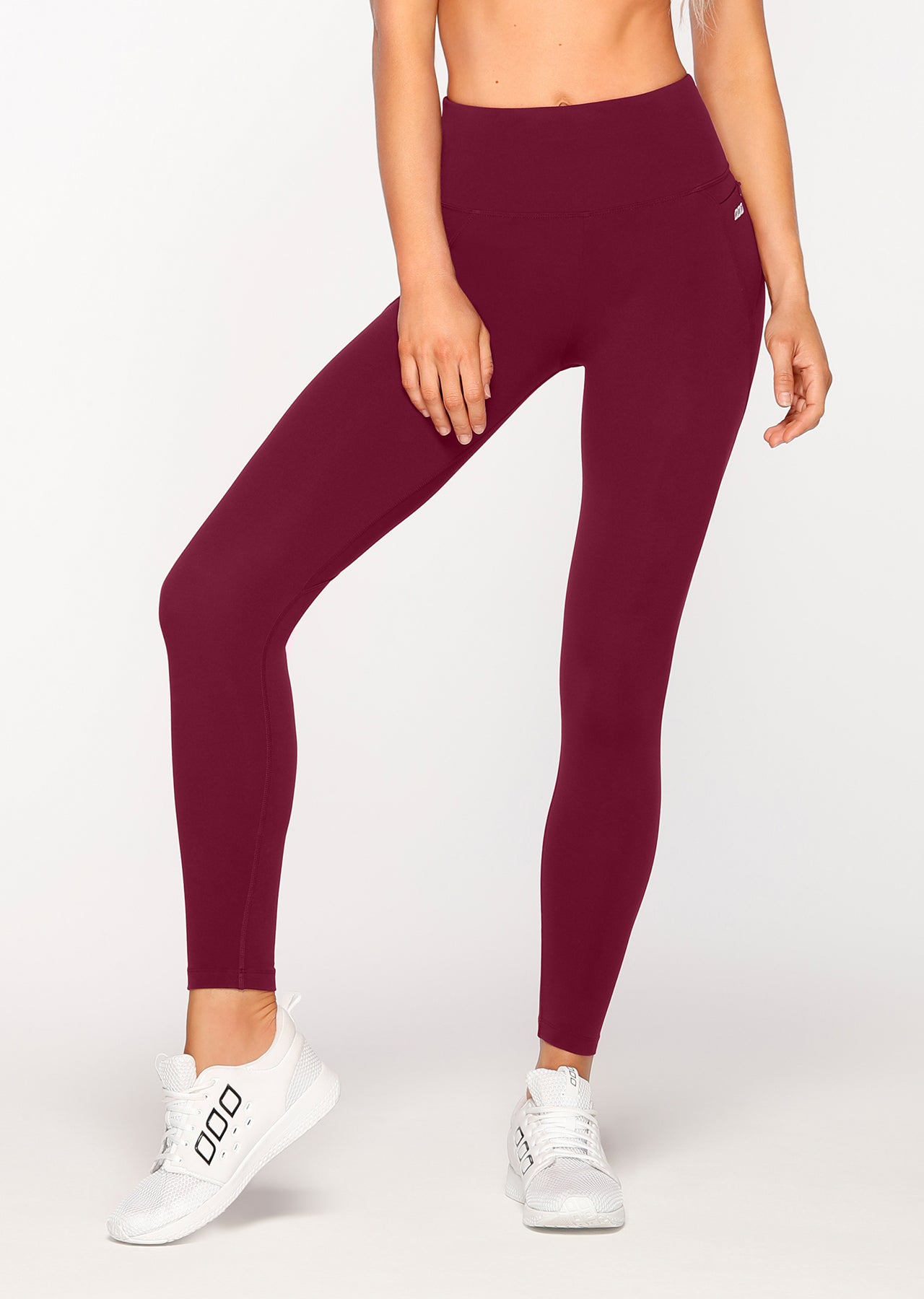 Lorna Jane New Amy Full Length Leggings - Deep Mulberry