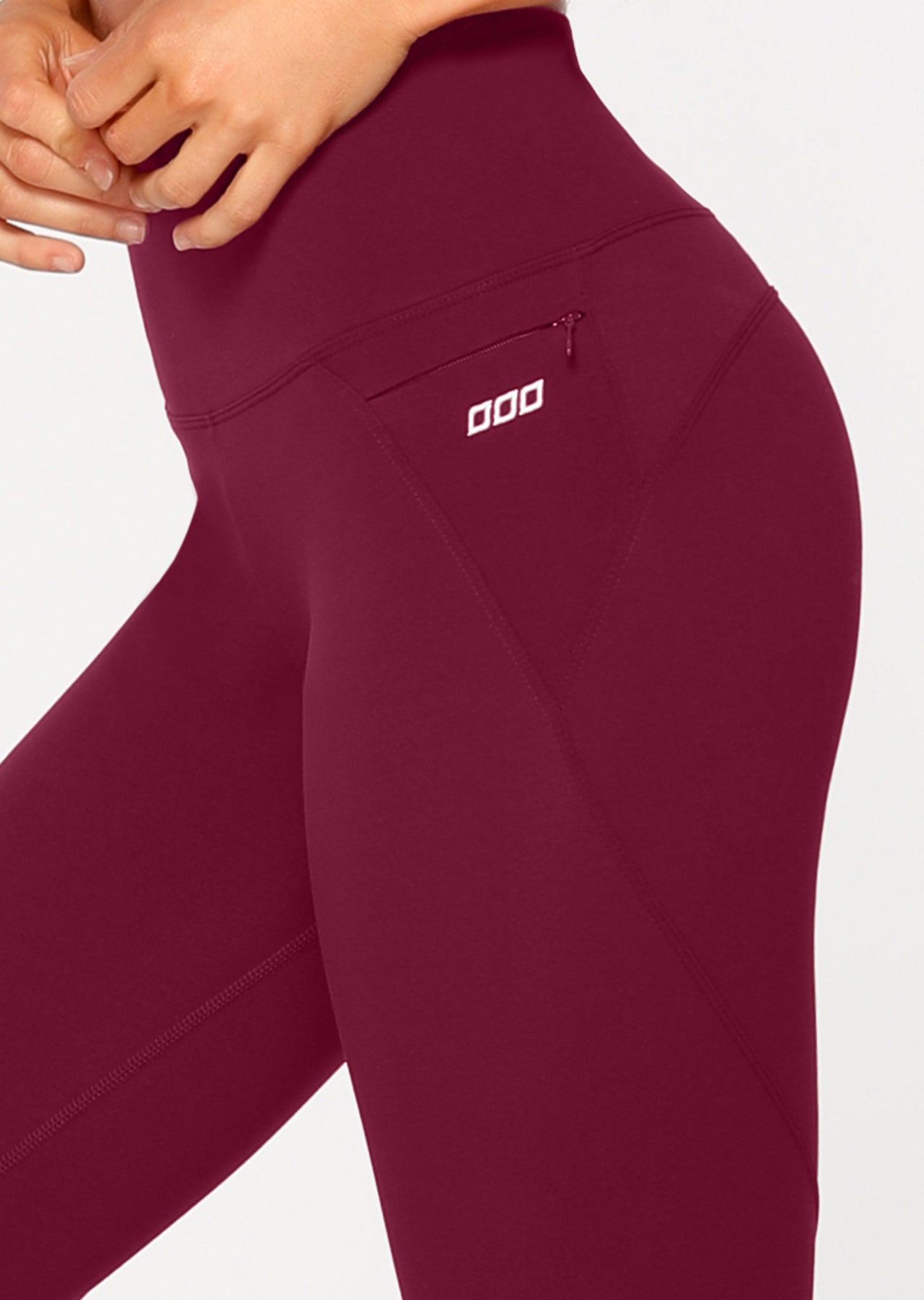 Lorna Jane New Amy Full Length Leggings - Deep Mulberry