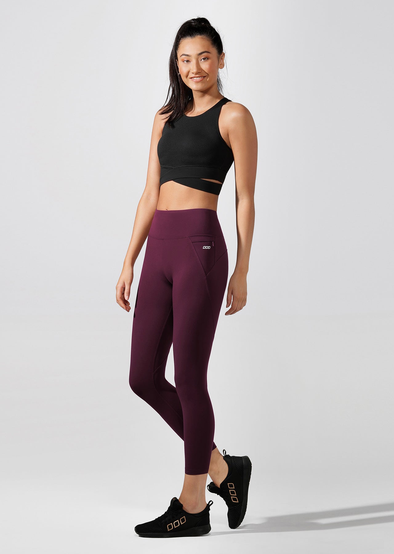 Lorna Jane New Amy Full Length Leggings - Pinot