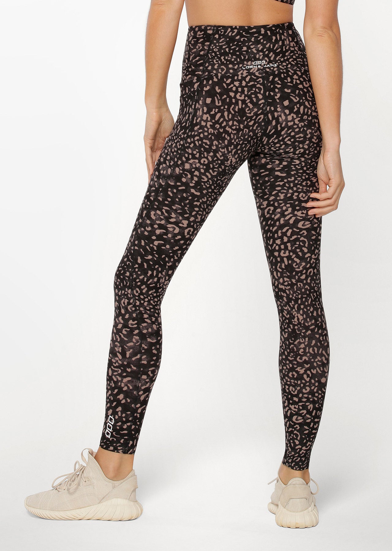 Lorna Jane Night Cat Phone Pocket Full Length Leggings - Night Cat Print